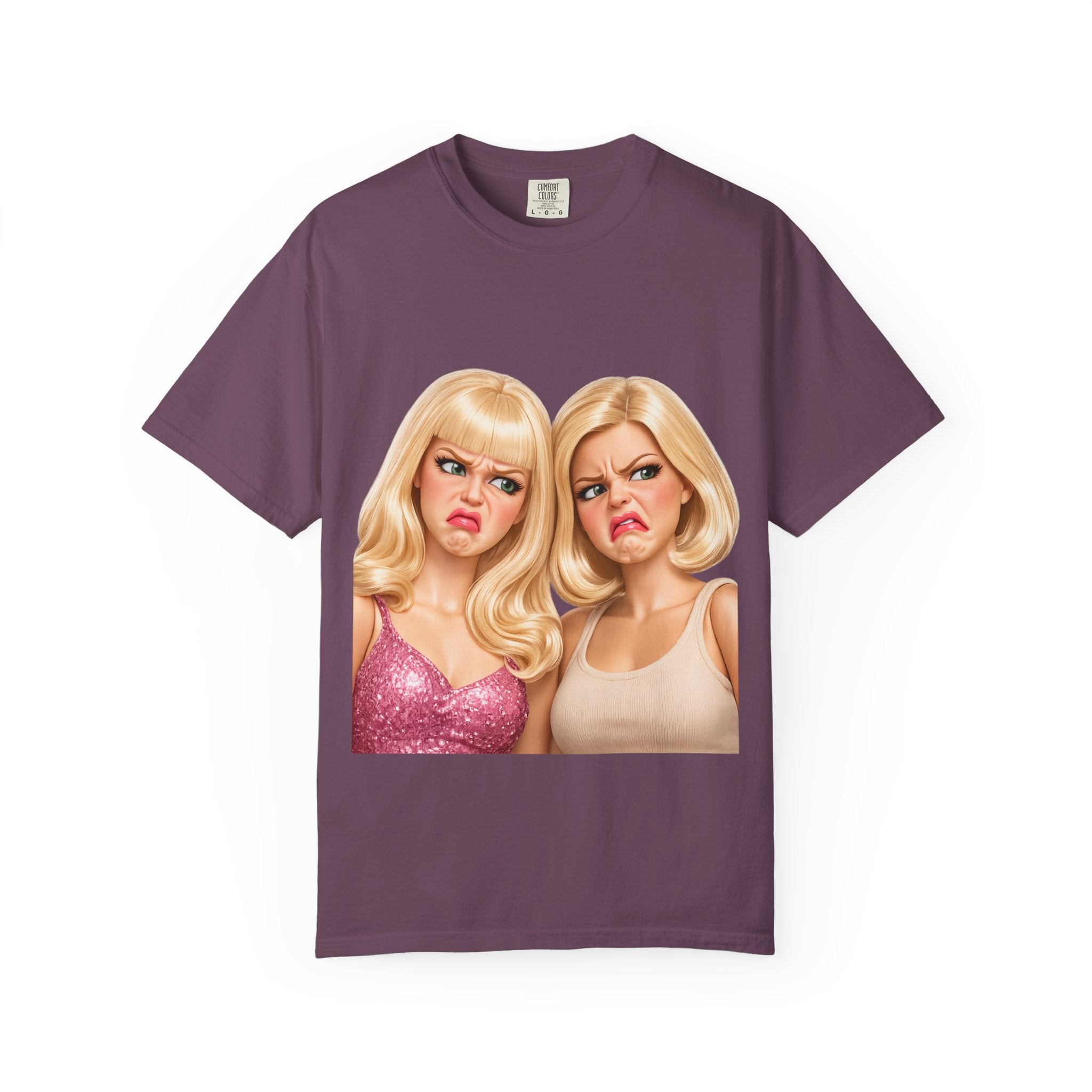 T-Shirt — Sassy Blonde Duo Illustration Tee