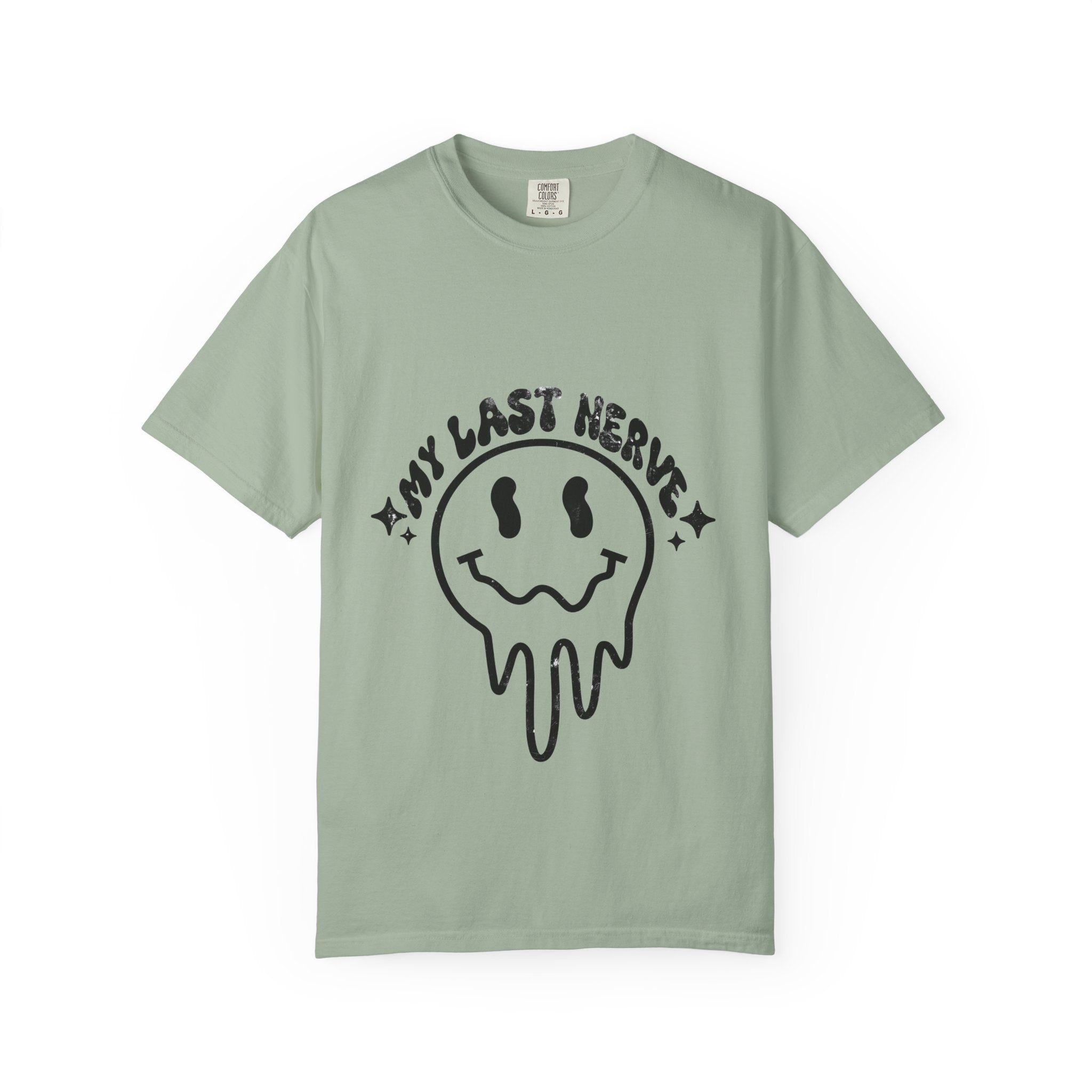 My Last Nerve Dripping Smile T-Shirt — Edgy Graphic Tee for Teens & Young Adults