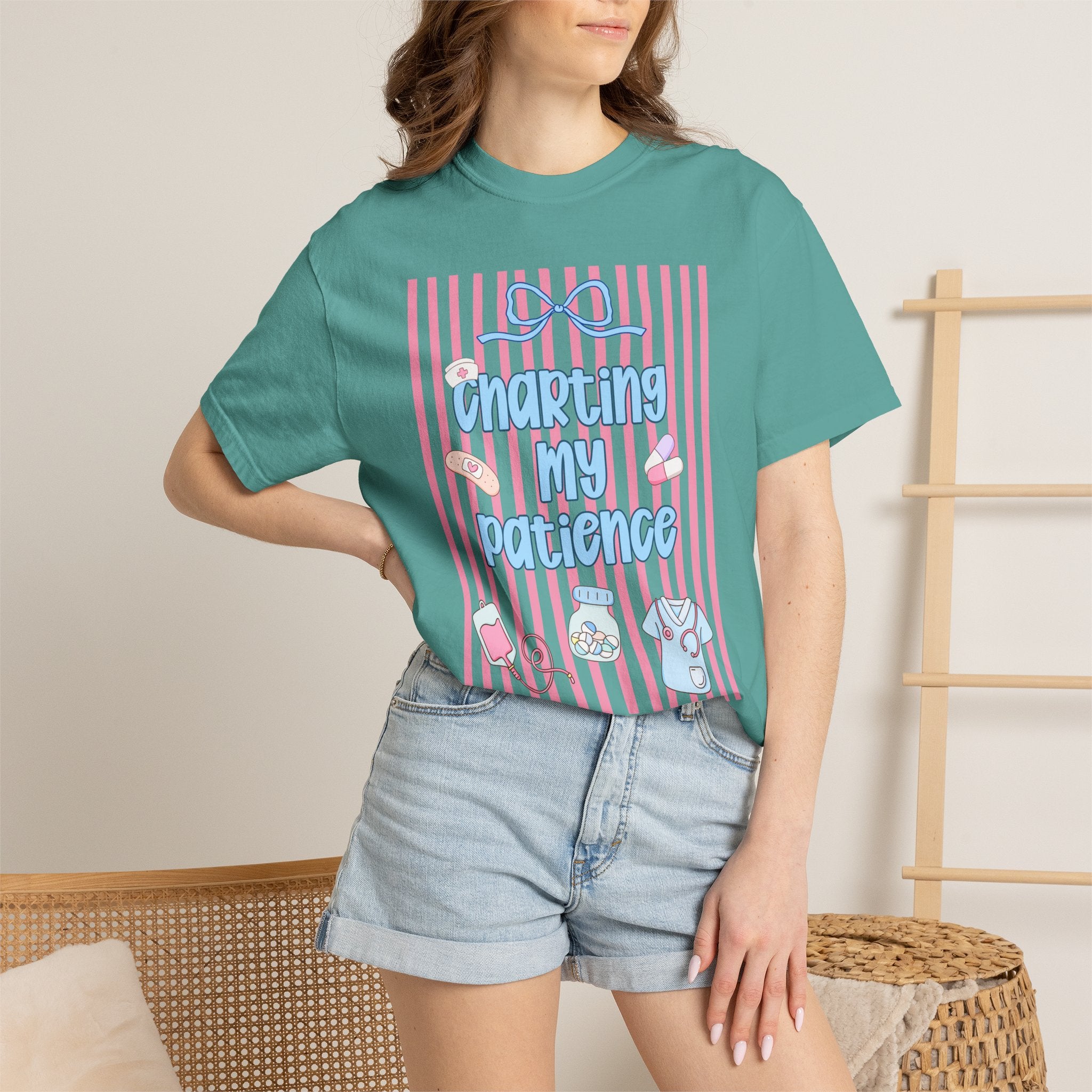 Chasing My Patience Baby Announcement Tee