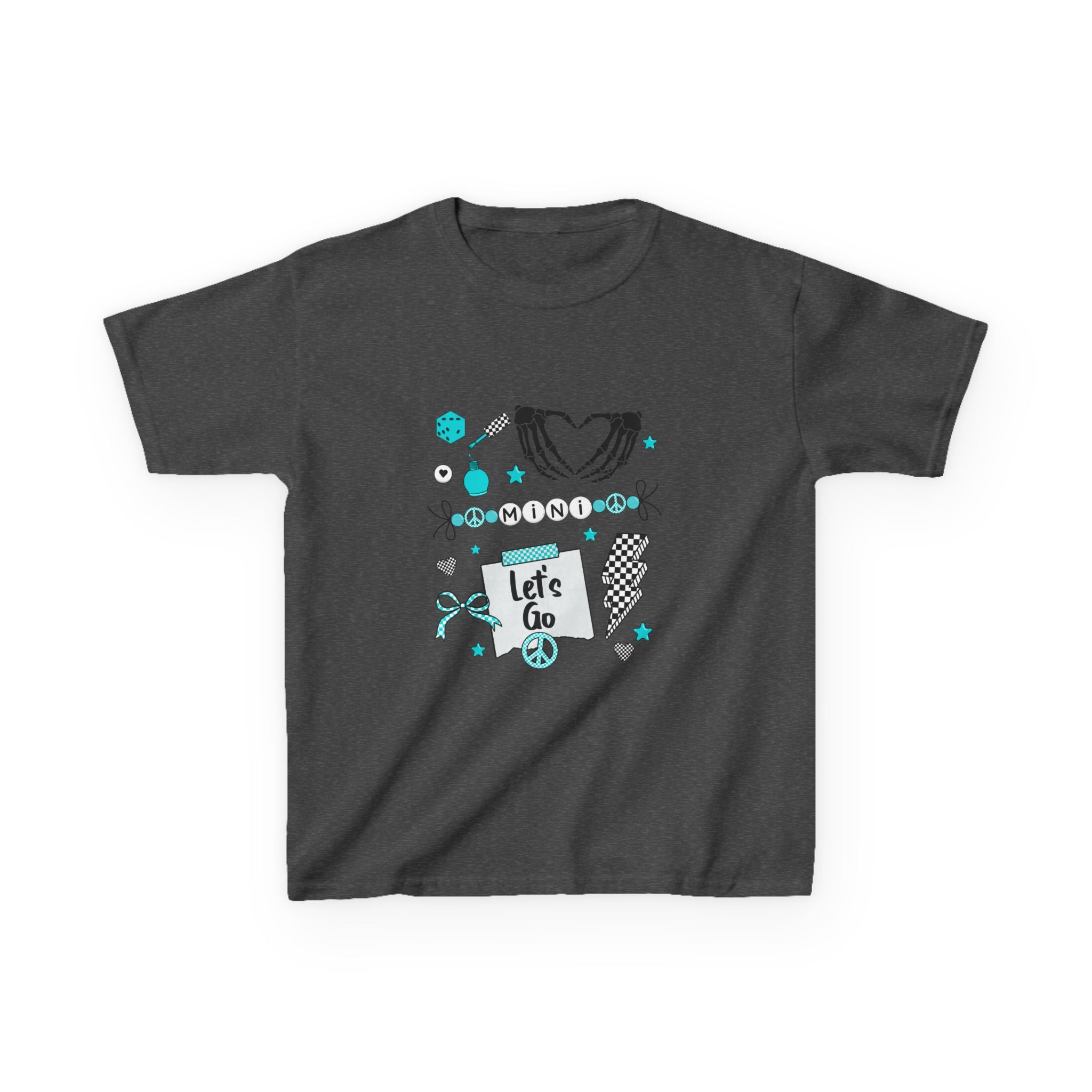 Kids T‑Shirt — 'Let's Go' Cute Adventure Graphic Tee for Girls & Boys