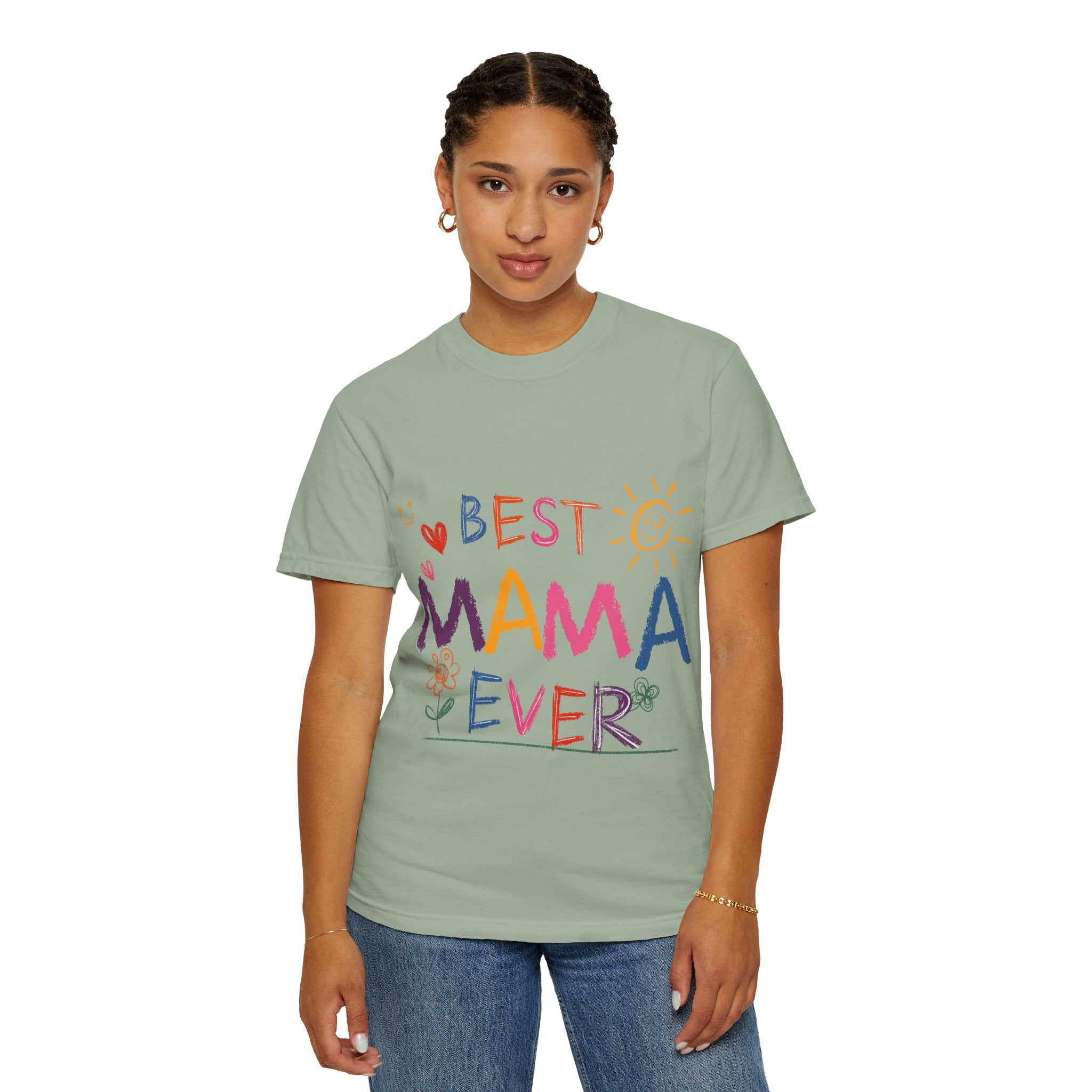 Best Mama Ever T-Shirt — Cute Colorful Mother's Day Tee