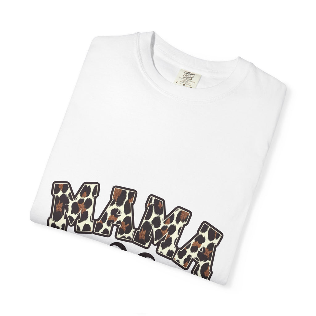 Mama Leopard Print Cherry T-Shirt