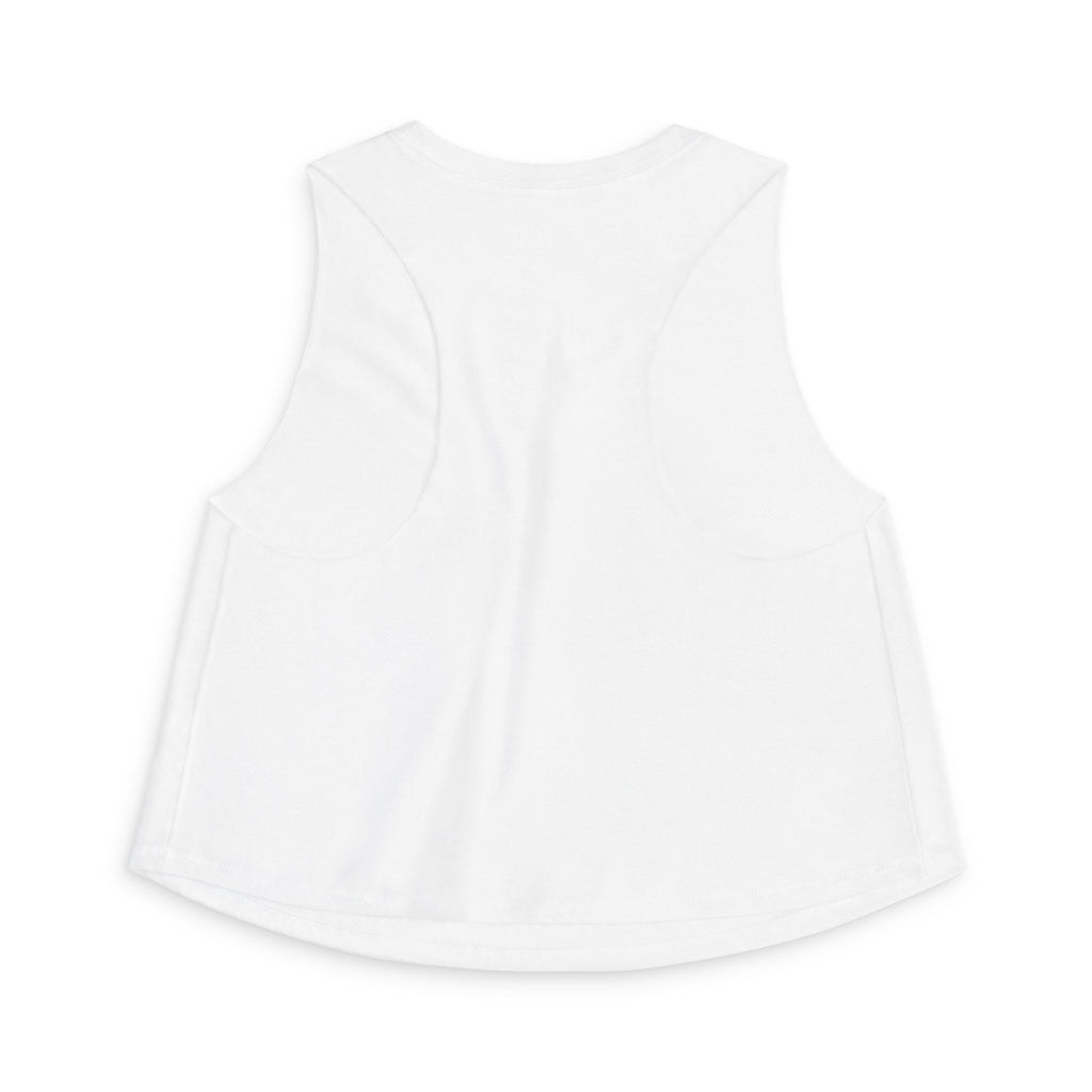Muscle Mommy Crop Top — Distressed Fitness Mom Gym Tank