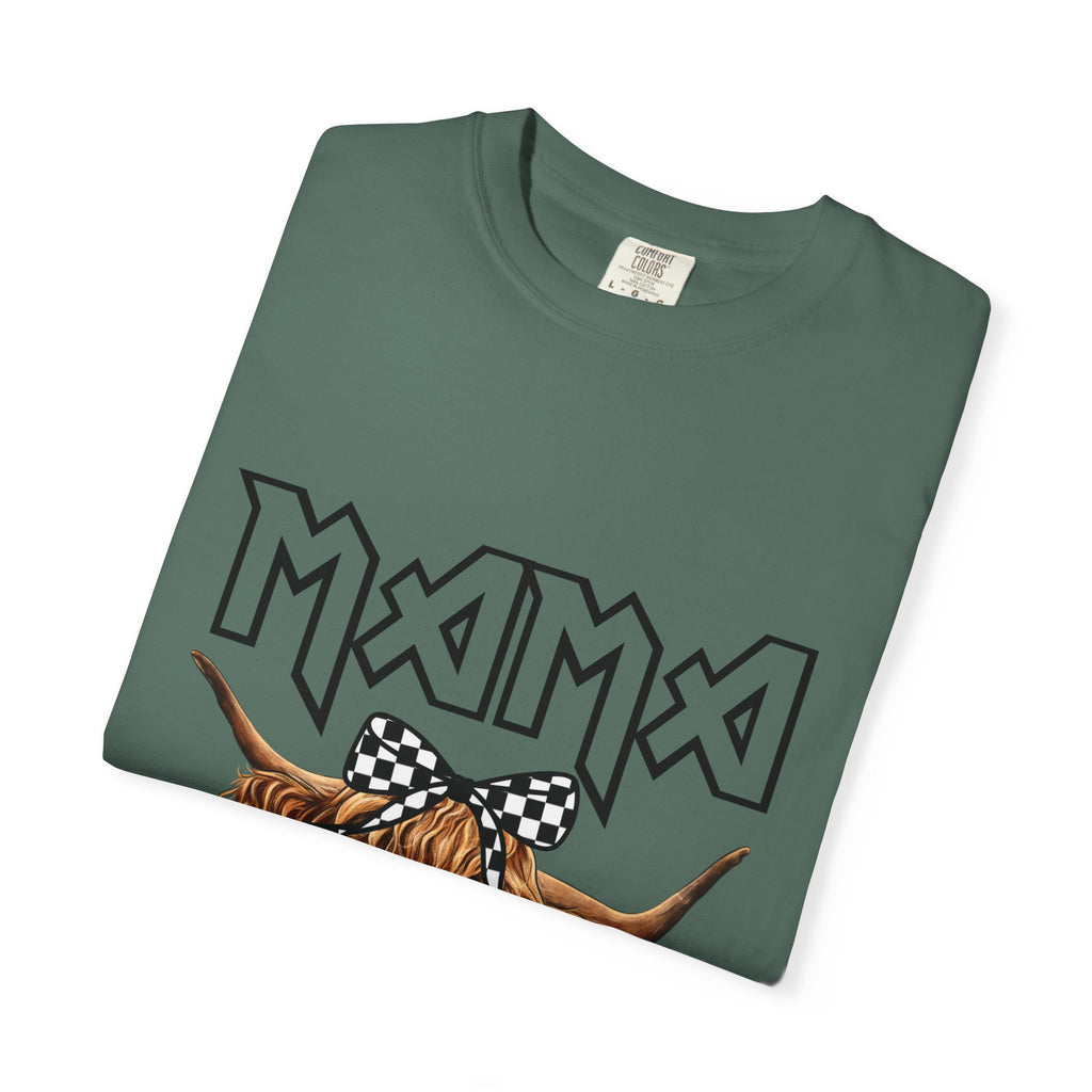 Mama Highland Cow T-Shirt — Cute Cow Mom Graphic Tee