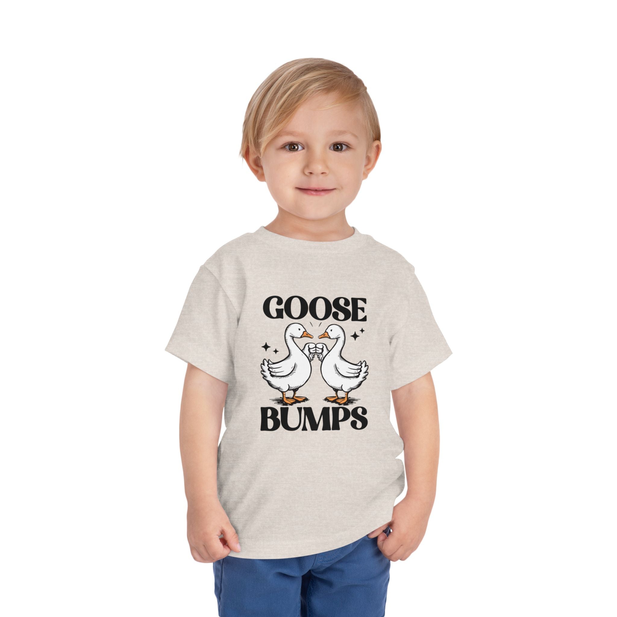 Goose Bumps Toddler Tee — Cute Matching Kids Shirt
