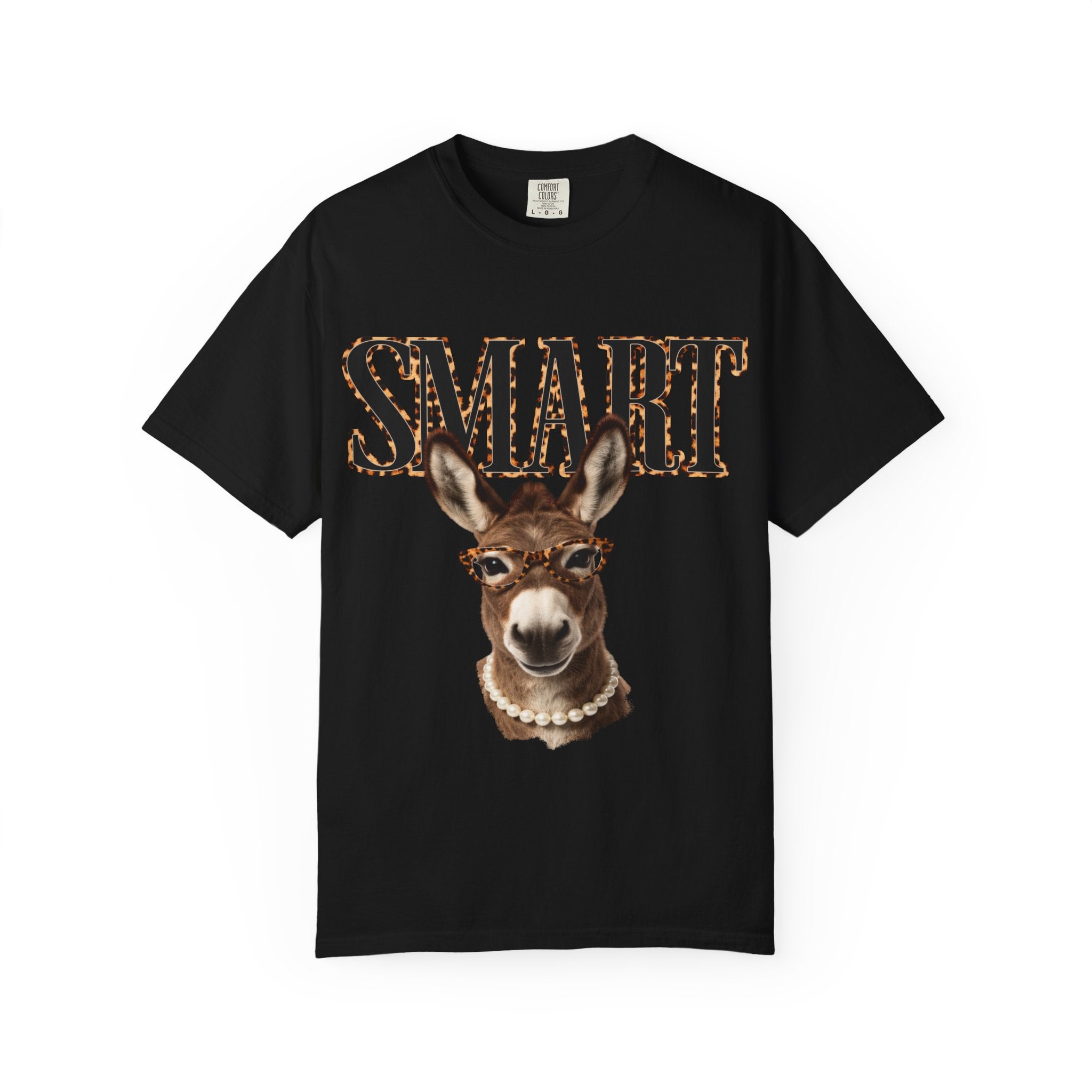 Smart Donkey Graphic T-Shirt — Funny Vintage Animal Tee