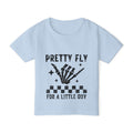 Toddler T-Shirt — "Pretty Fly for a Little Guy" Skeleton Hand Graphic