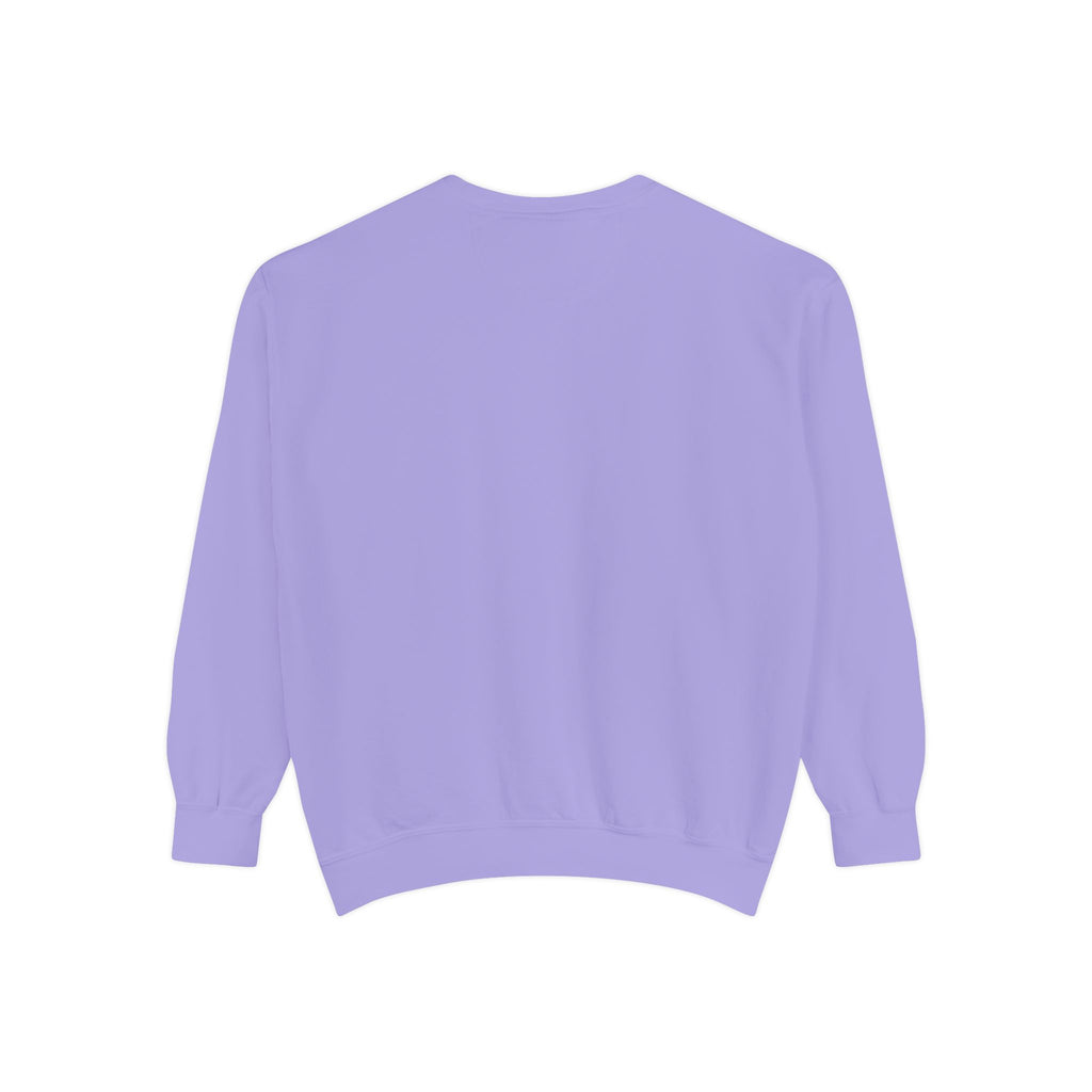 Nurse Face Sweatshirt — Pink Caduceus Retro Graphic Crewneck