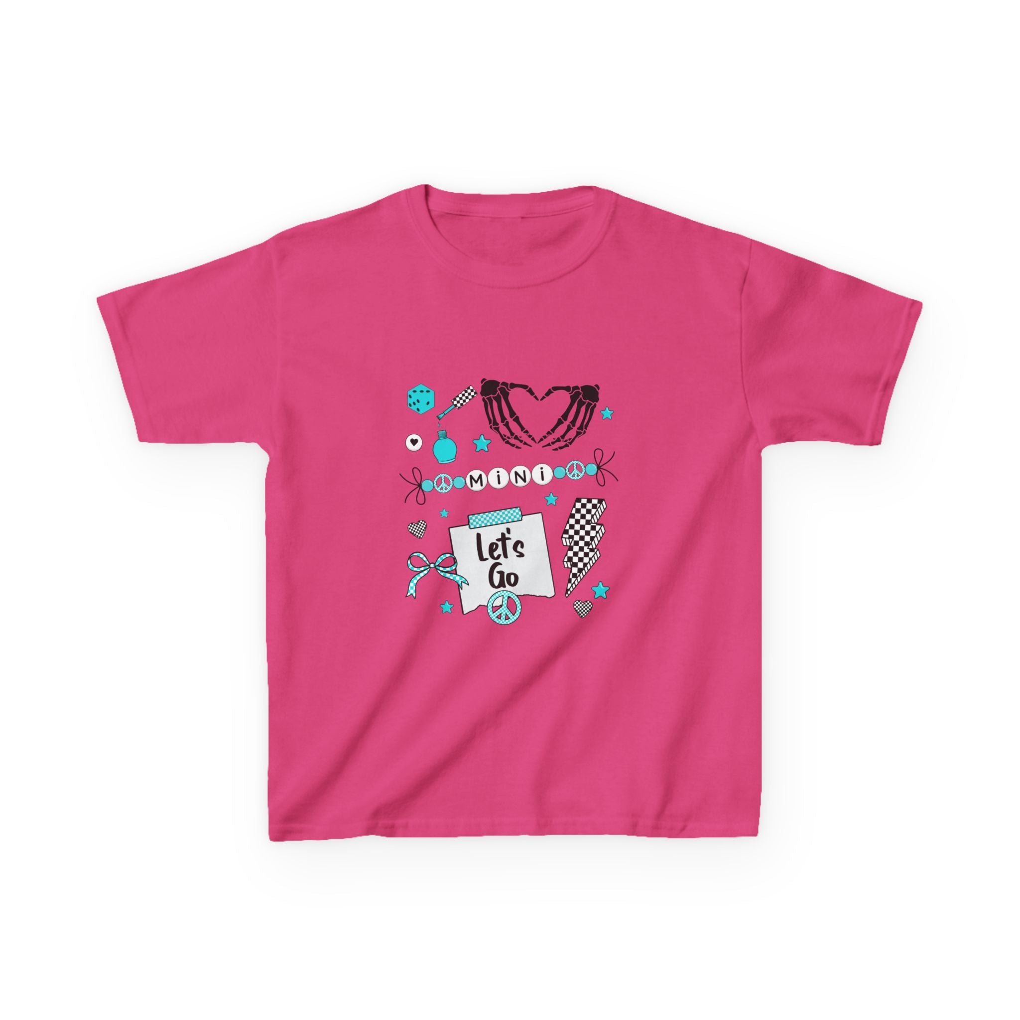 Kids T‑Shirt — 'Let's Go' Cute Adventure Graphic Tee for Girls & Boys