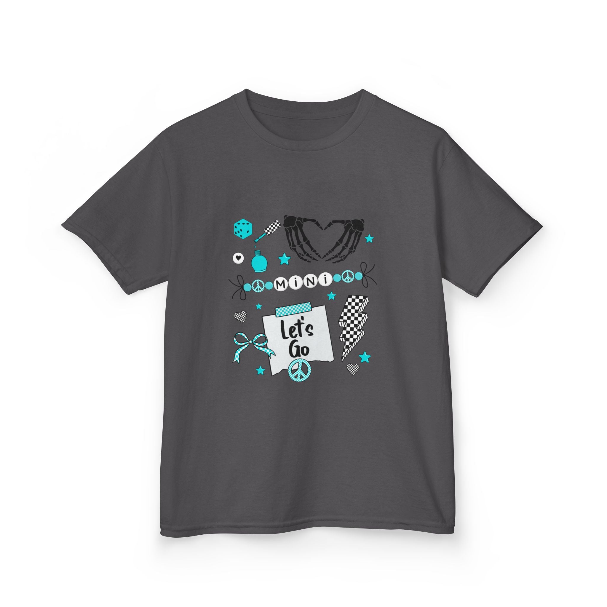 Kids T‑Shirt — 'Let's Go' Cute Adventure Graphic Tee for Girls & Boys