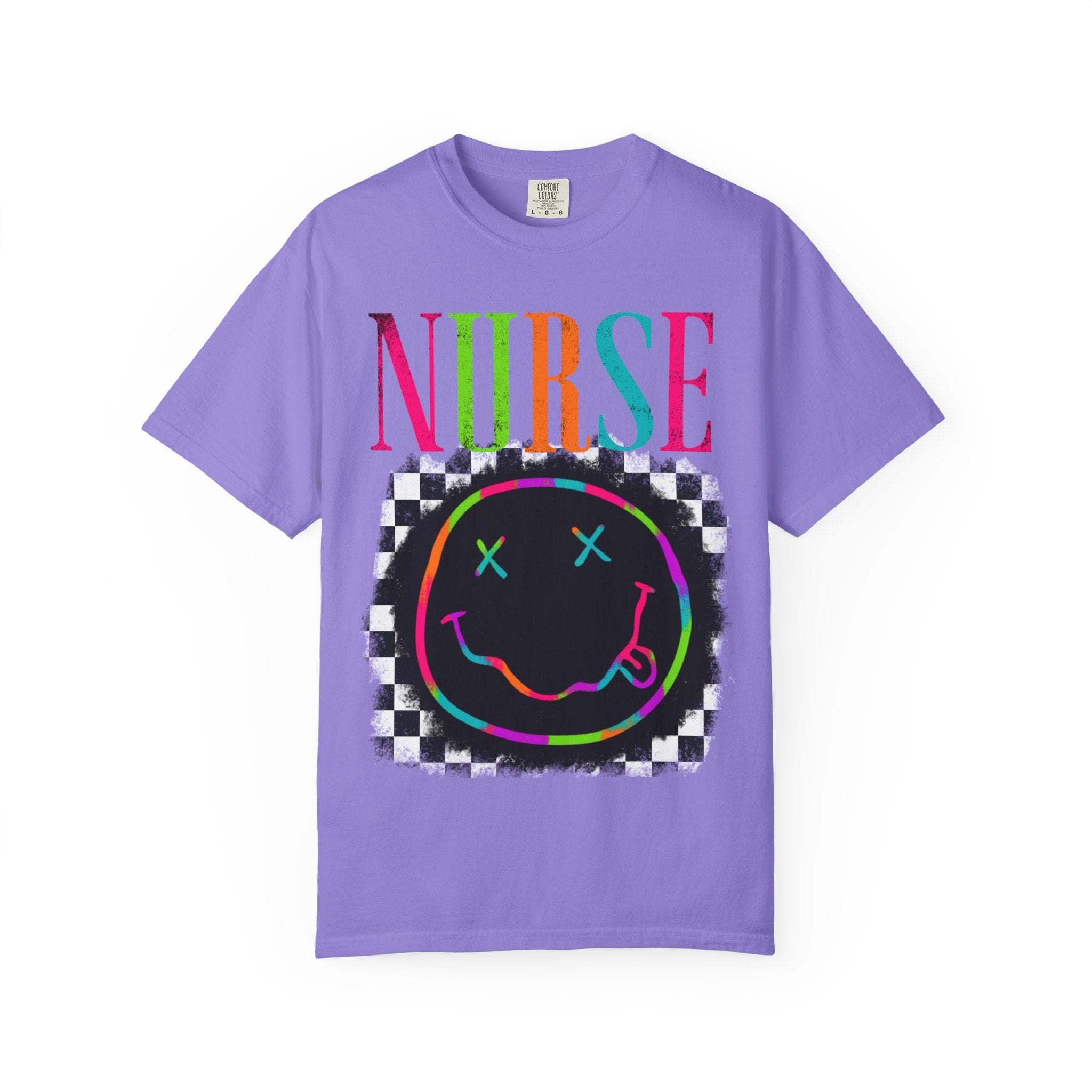 Nurse Neon Smiley T-Shirt