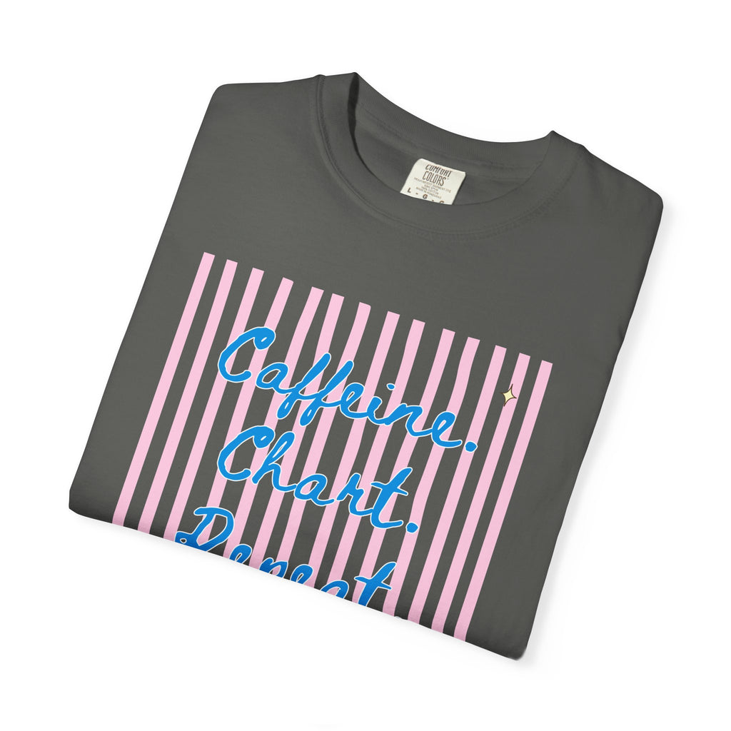 Caffeine. Chart. Repeat. T-Shirt