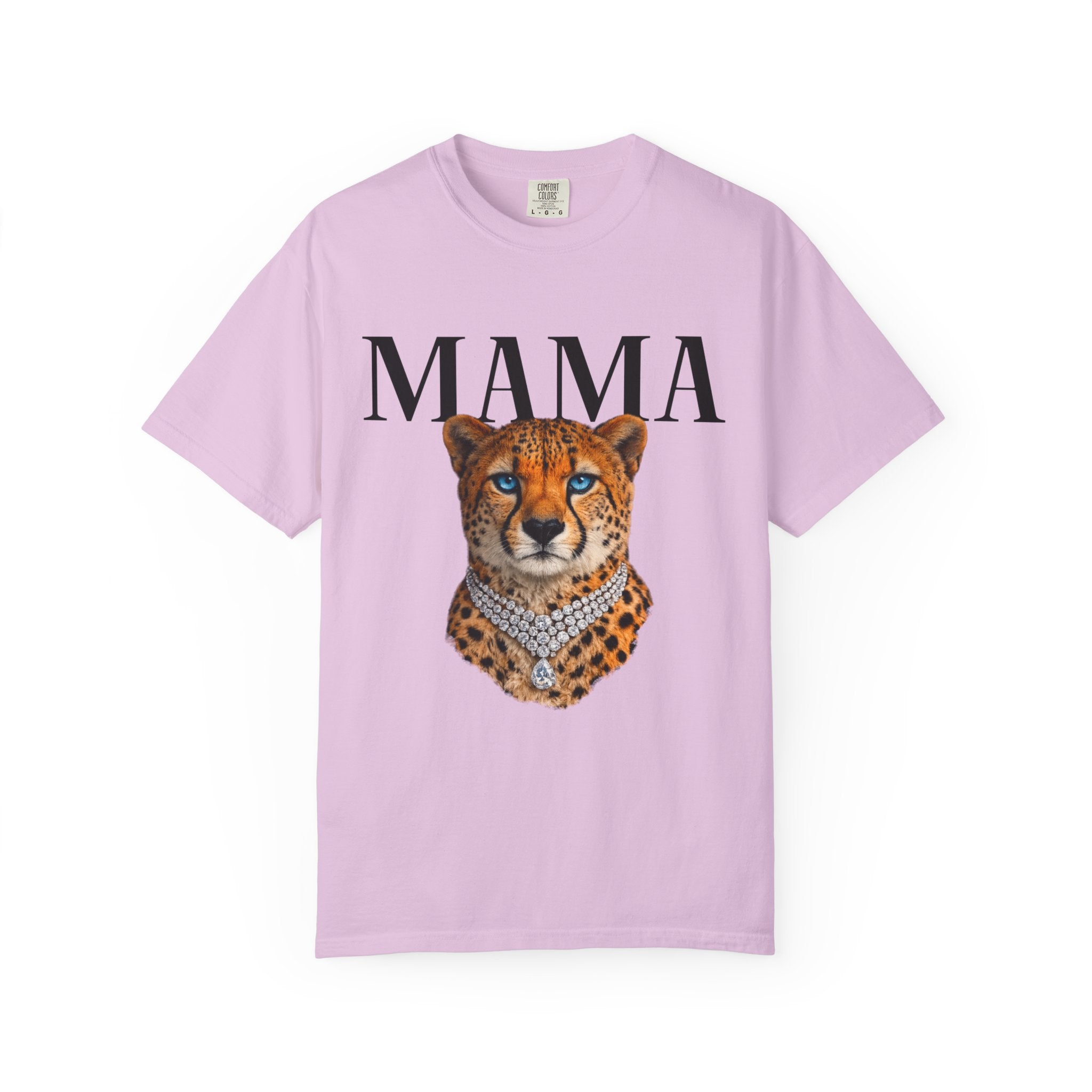 Mama Cheetah Graphic Tee — Wild Mom Statement T-Shirt