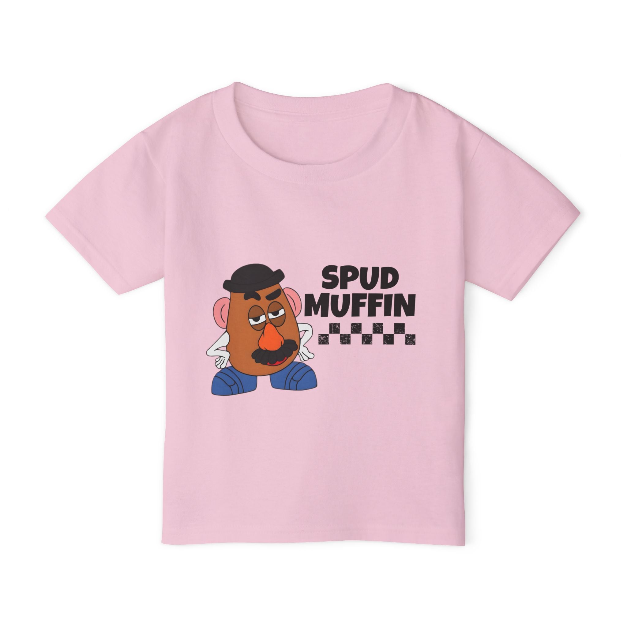Toddler T-Shirt — "Spud Muffin" Funny Potato Character Tee for Kids