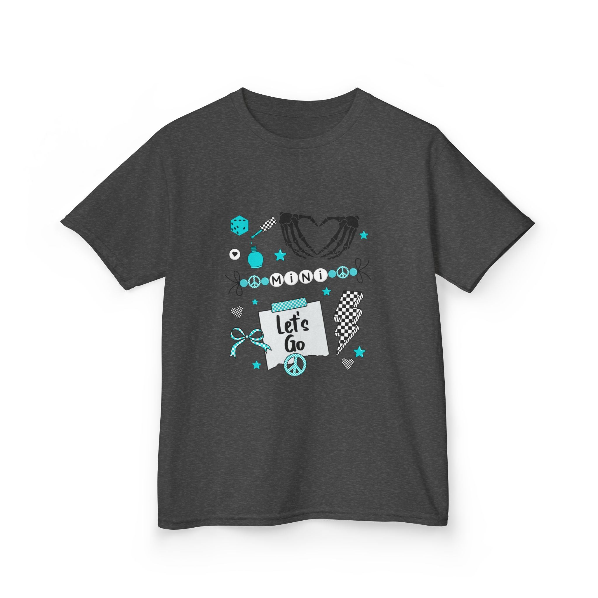Kids T‑Shirt — 'Let's Go' Cute Adventure Graphic Tee for Girls & Boys