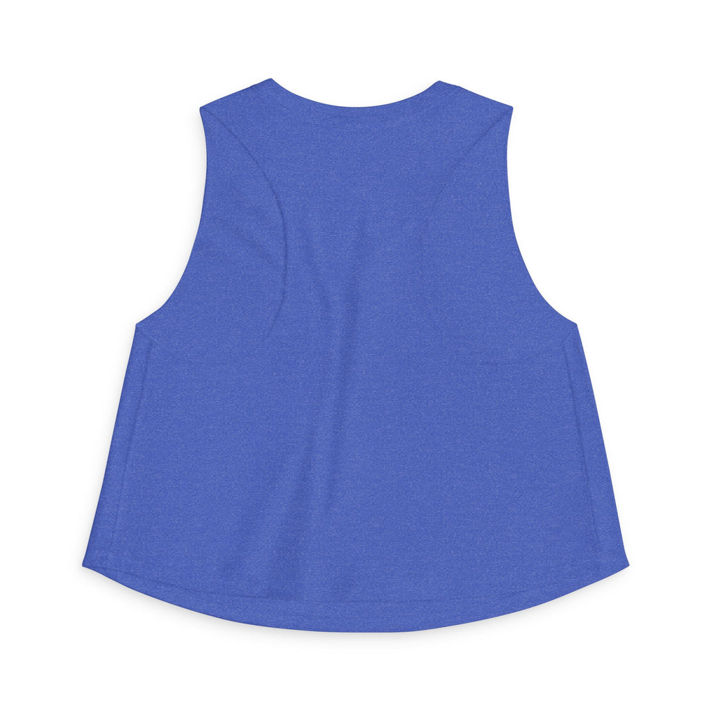 Muscle Mommy Crop Top — Distressed Fitness Mom Gym Tank