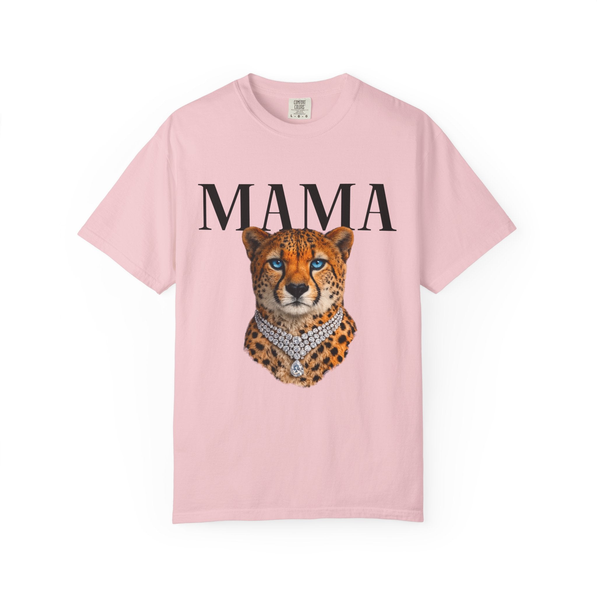 Mama Cheetah Graphic Tee — Wild Mom Statement T-Shirt