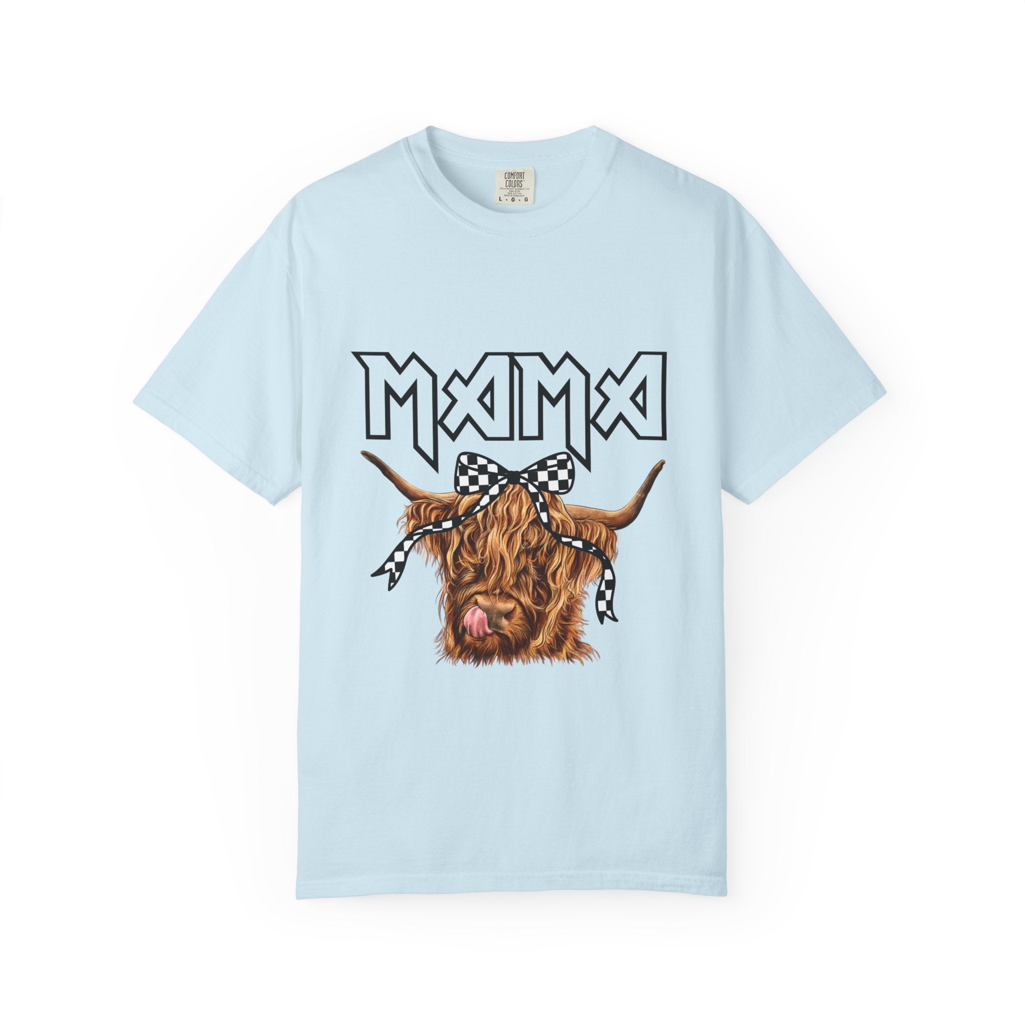 Mama Highland Cow T-Shirt — Cute Cow Mom Graphic Tee