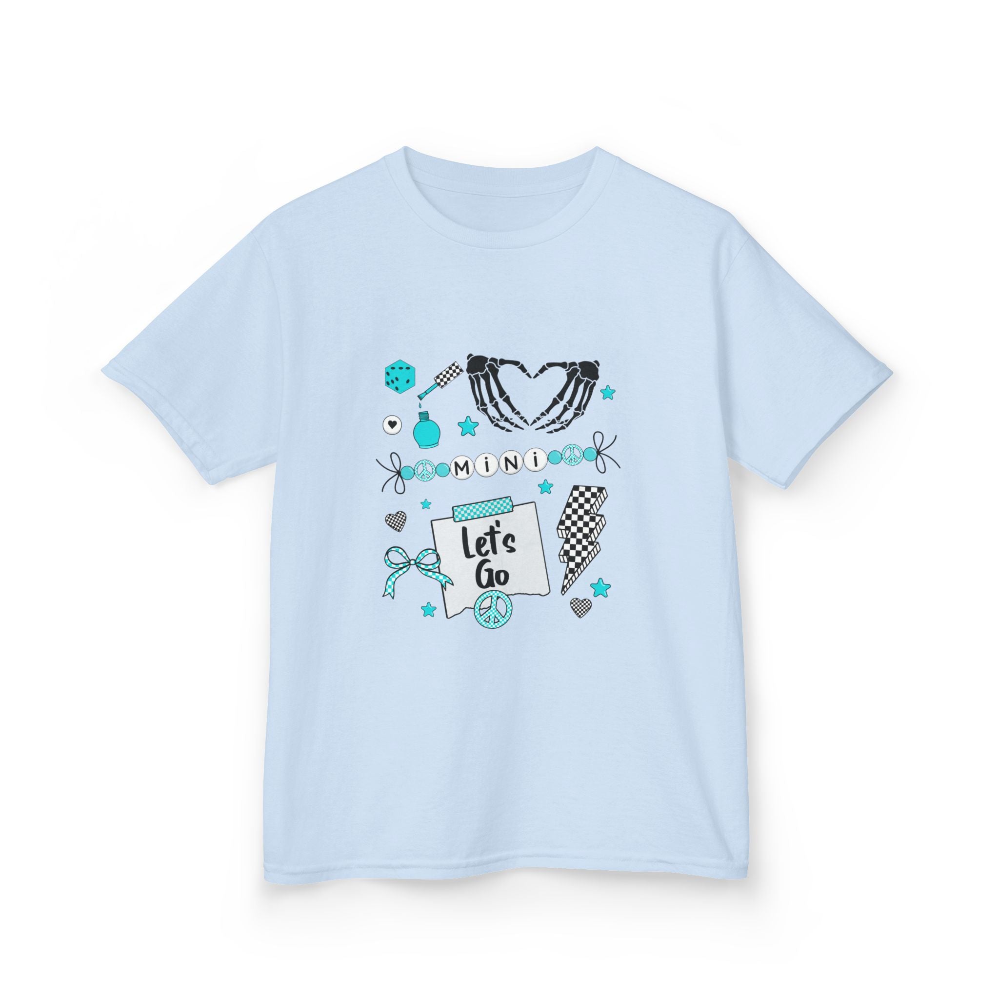 Kids T‑Shirt — 'Let's Go' Cute Adventure Graphic Tee for Girls & Boys