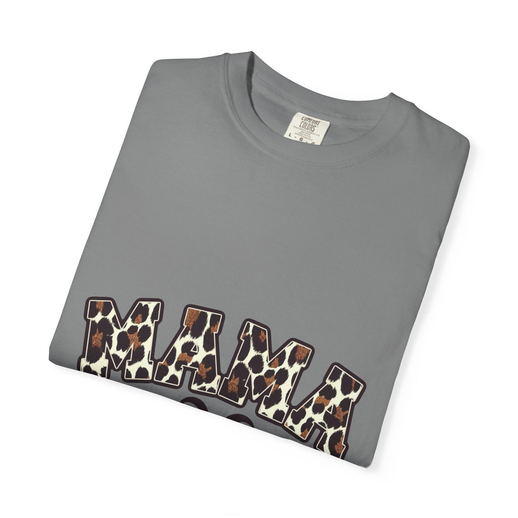 Mama Leopard Print Cherry T-Shirt