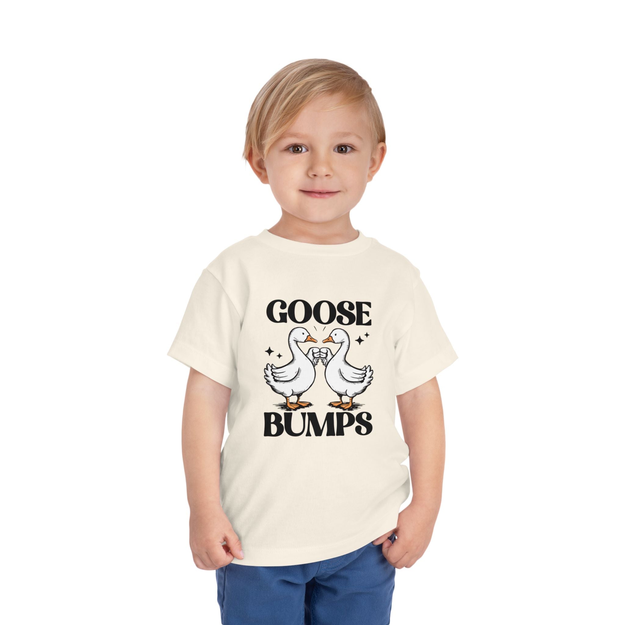 Goose Bumps Toddler Tee — Cute Matching Kids Shirt