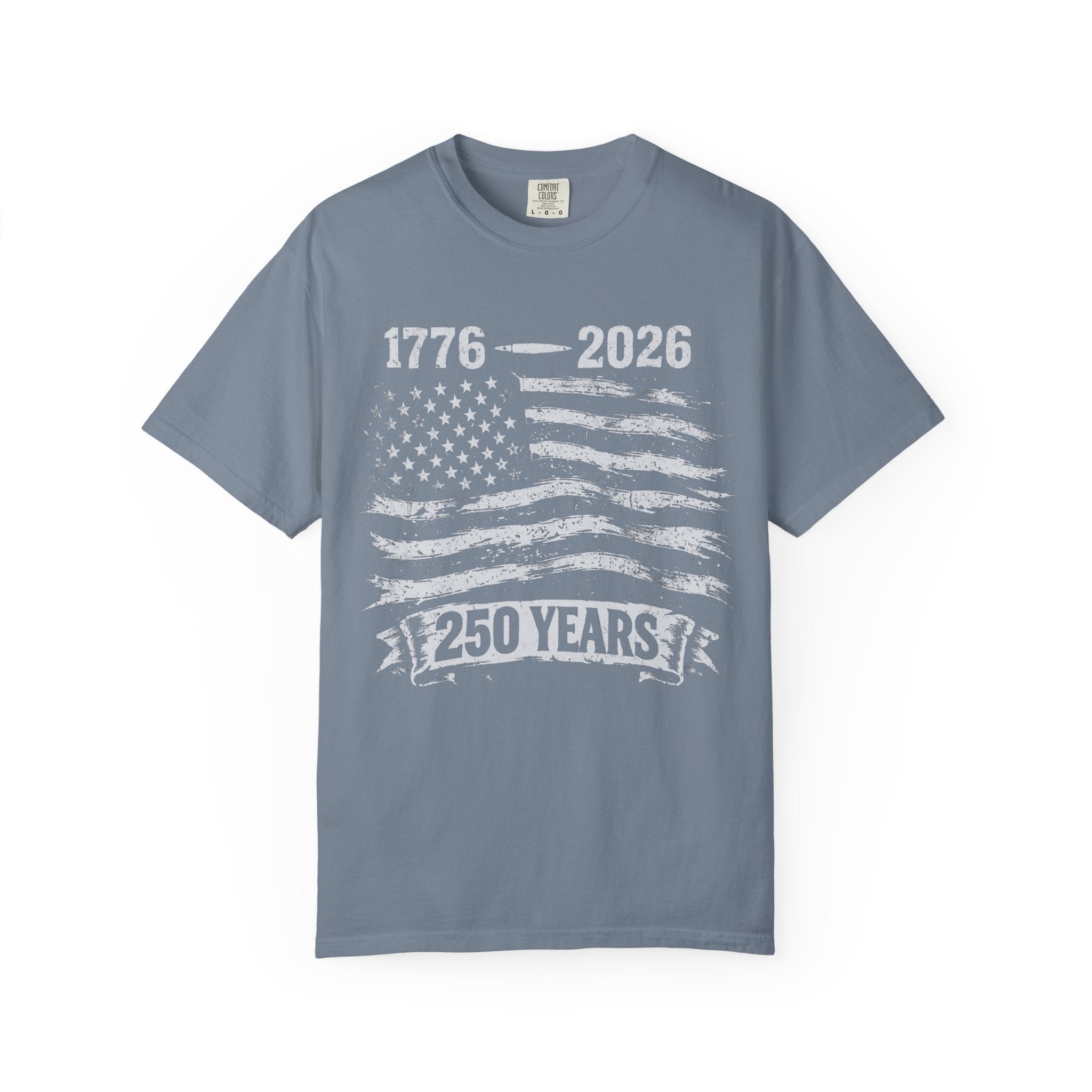 Distressed American Flag T-Shirt — Vintage Patriotic Tee