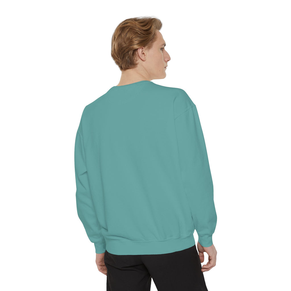 Nurse Face Sweatshirt — Pink Caduceus Retro Graphic Crewneck