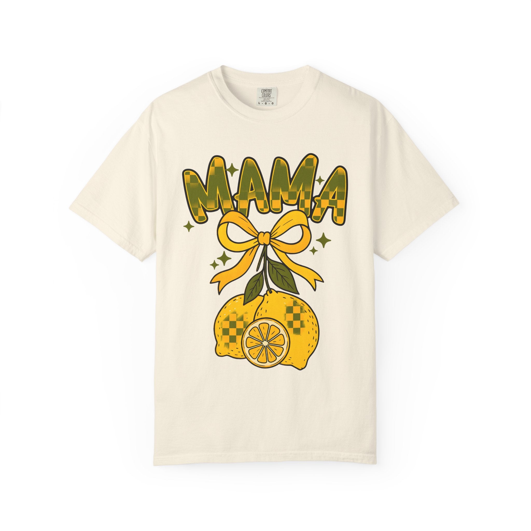 Mama Lemon Graphic T-Shirt – Retro Citrus Mom Shirt