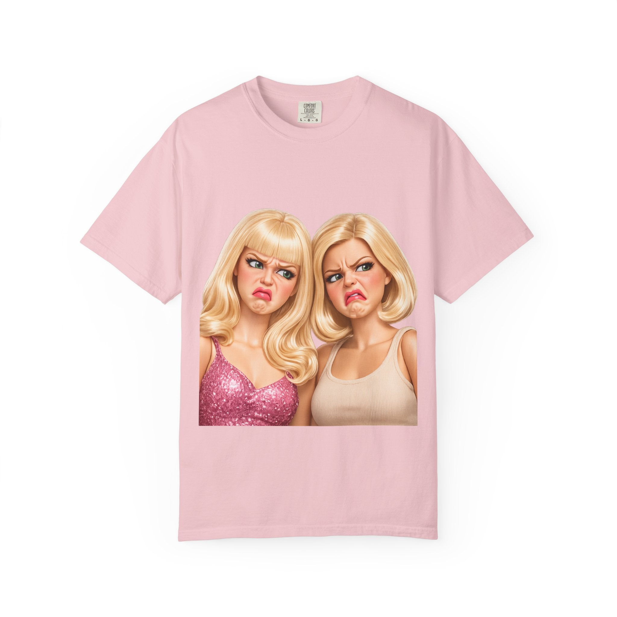 T-Shirt — Sassy Blonde Duo Illustration Tee