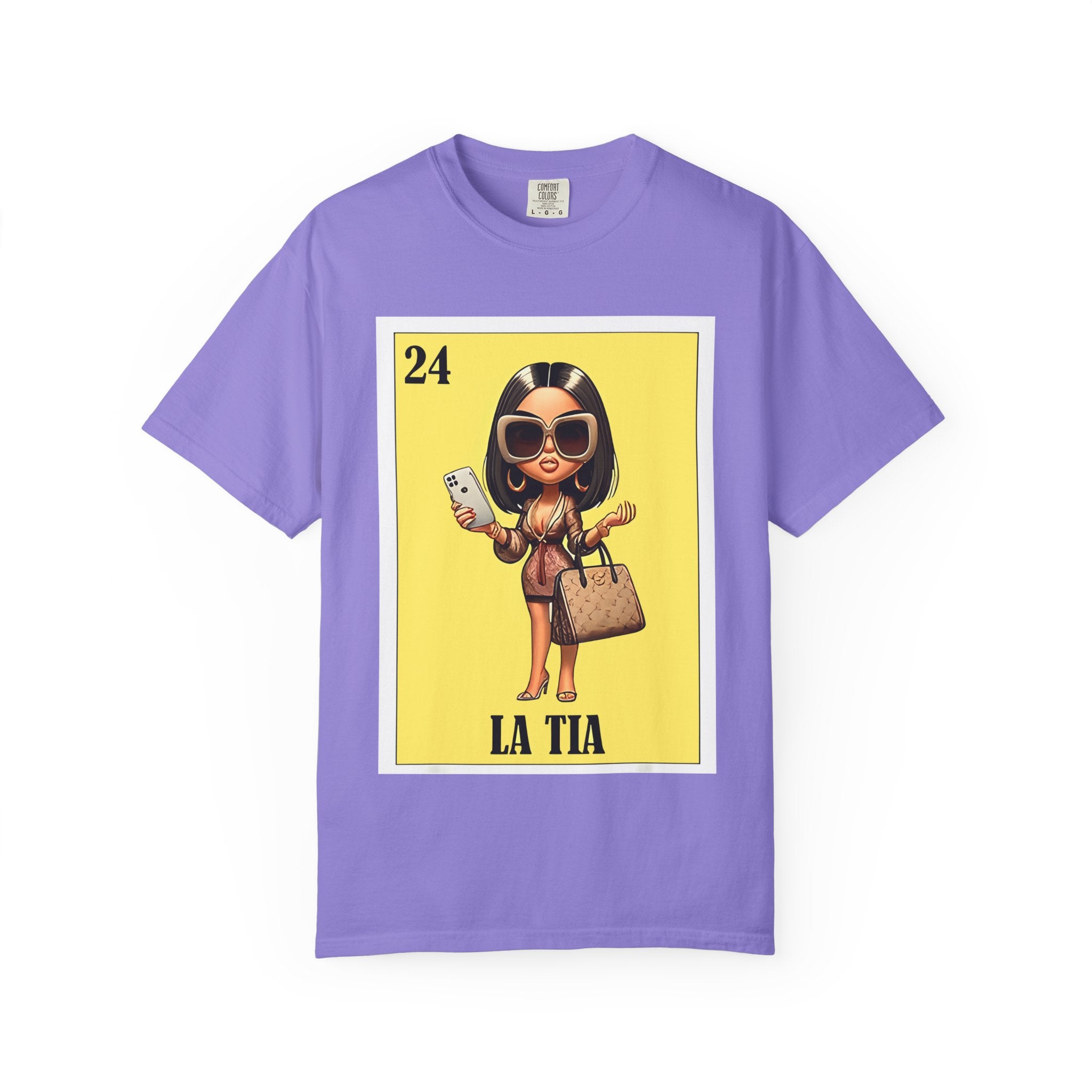 La Tia Graphic T-Shirt — Cute Lotería Style Aunt Design