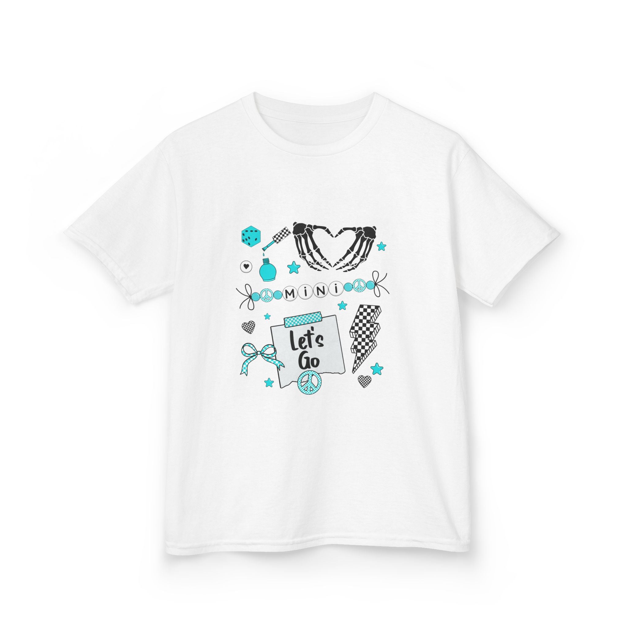 Kids T‑Shirt — 'Let's Go' Cute Adventure Graphic Tee for Girls & Boys