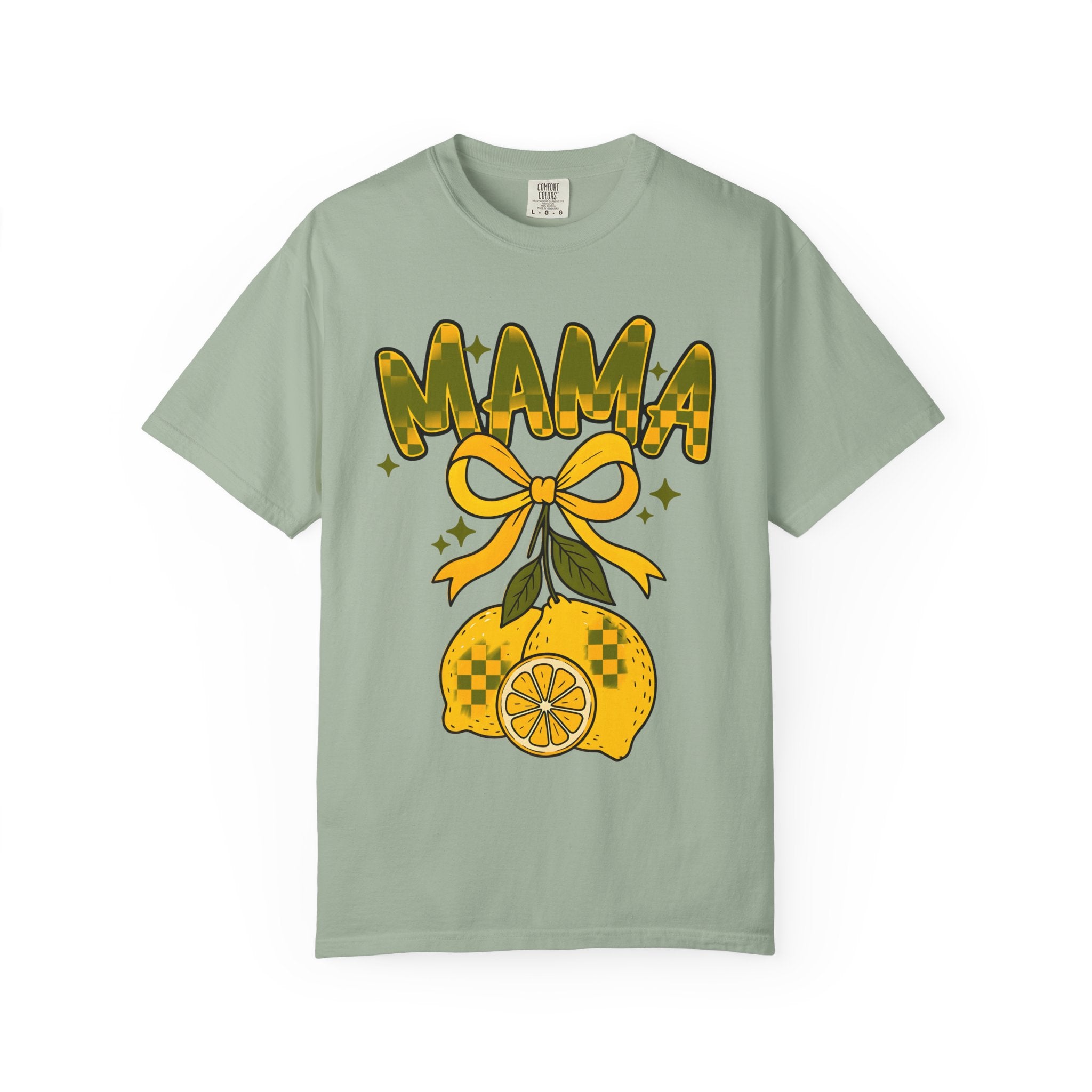 Mama Lemon Graphic T-Shirt – Retro Citrus Mom Shirt
