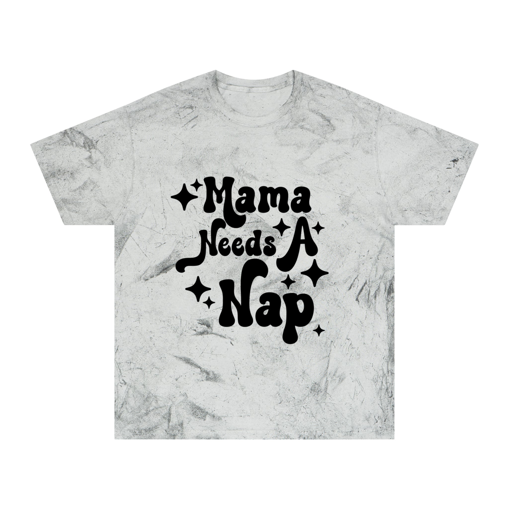 Mama Needs A Nap T‑Shirt — Retro Mom Graphic Tee (Tie‑Dye Look)