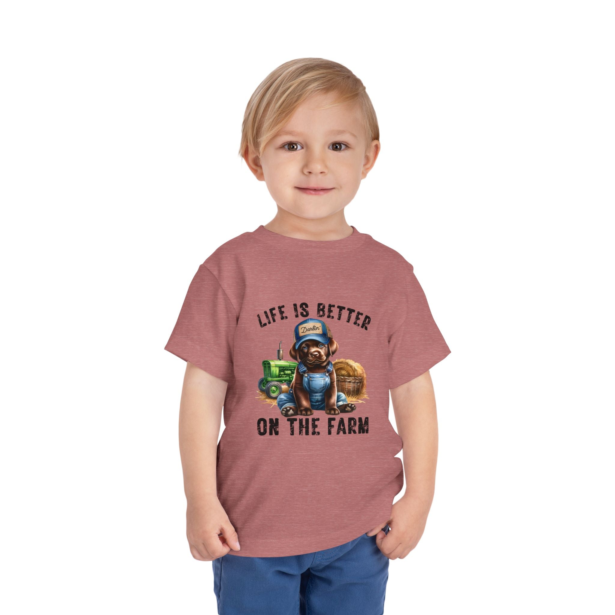 Life Is Better On The Farm Toddler Tee