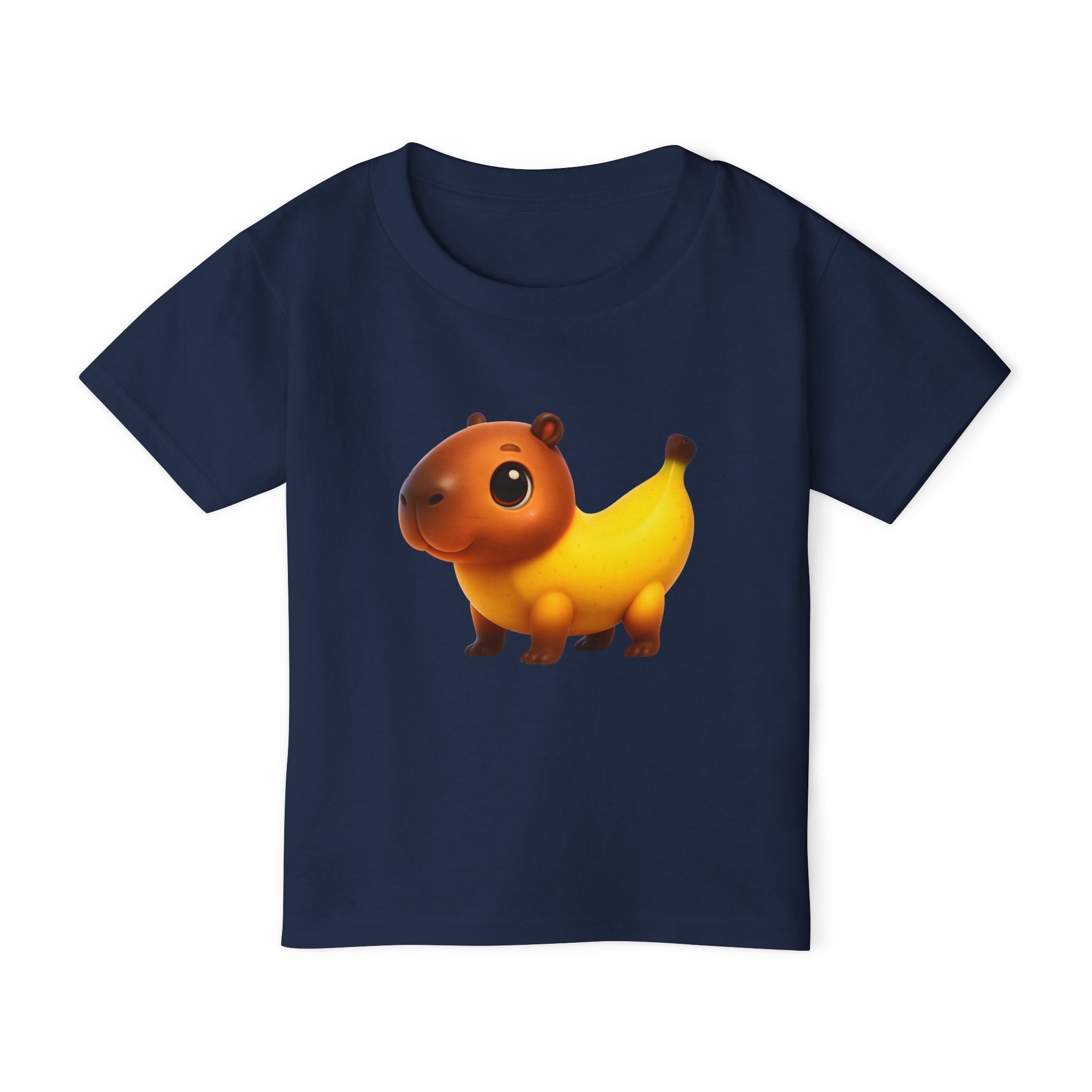 Cute Banana-Capypet Toddler T-Shirt – Funny Fruit Animal Tee for Kids