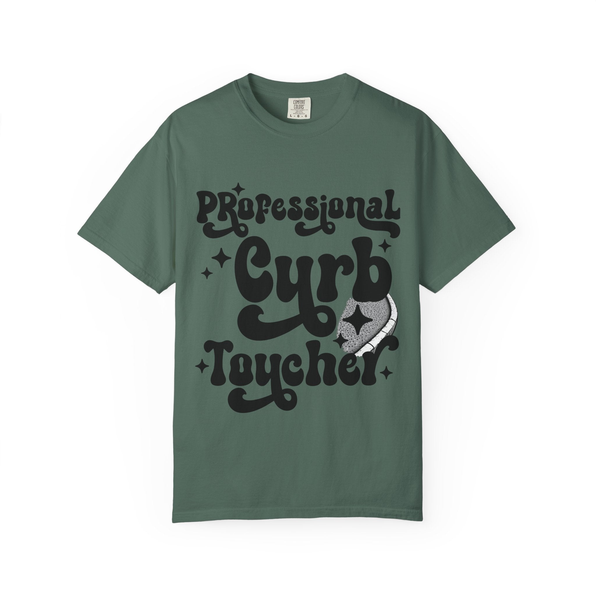 Professional Curb Teacher T‑Shirt — Retro Script Teacher Appreciation Tee
