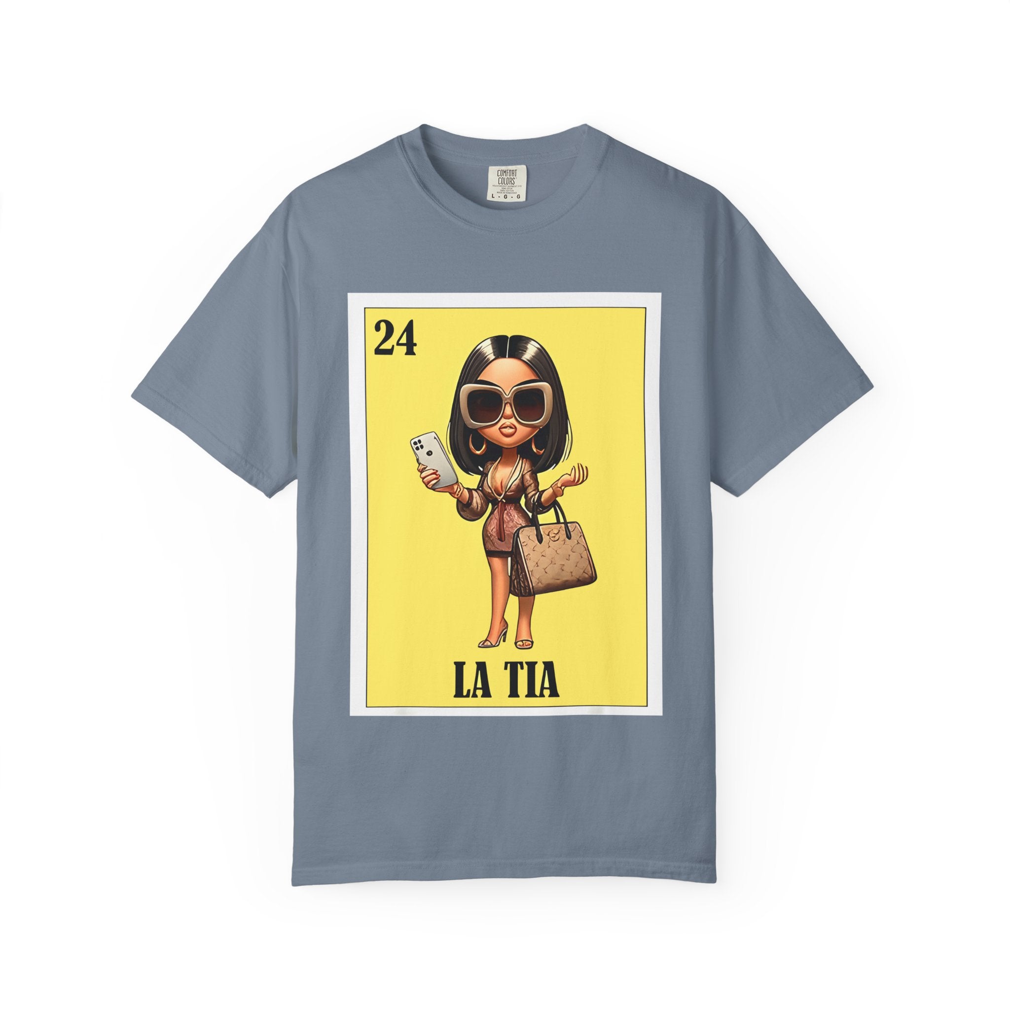 La Tia Graphic T-Shirt — Cute Lotería Style Aunt Design