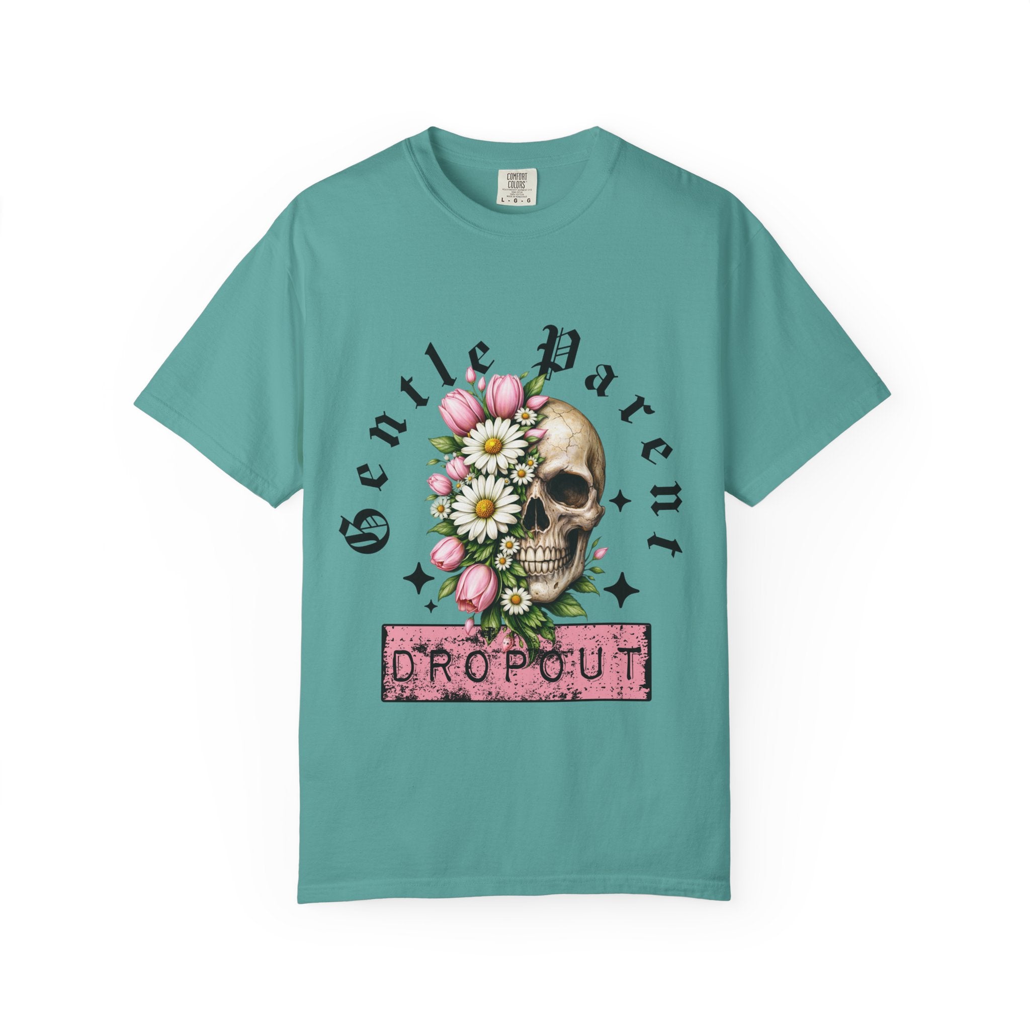 Gentle Parent Dropout Skull Floral T-Shirt