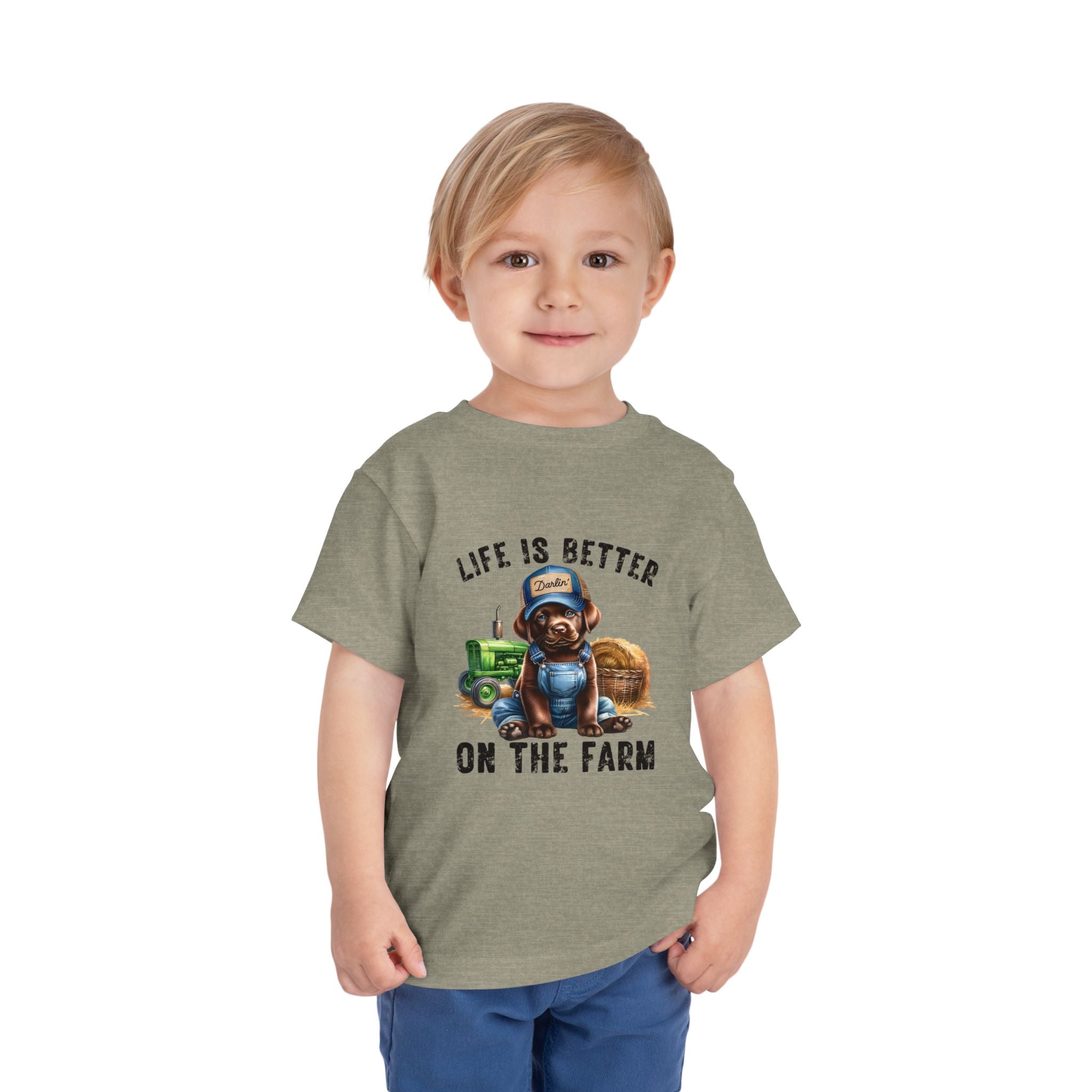 Life Is Better On The Farm Toddler Tee