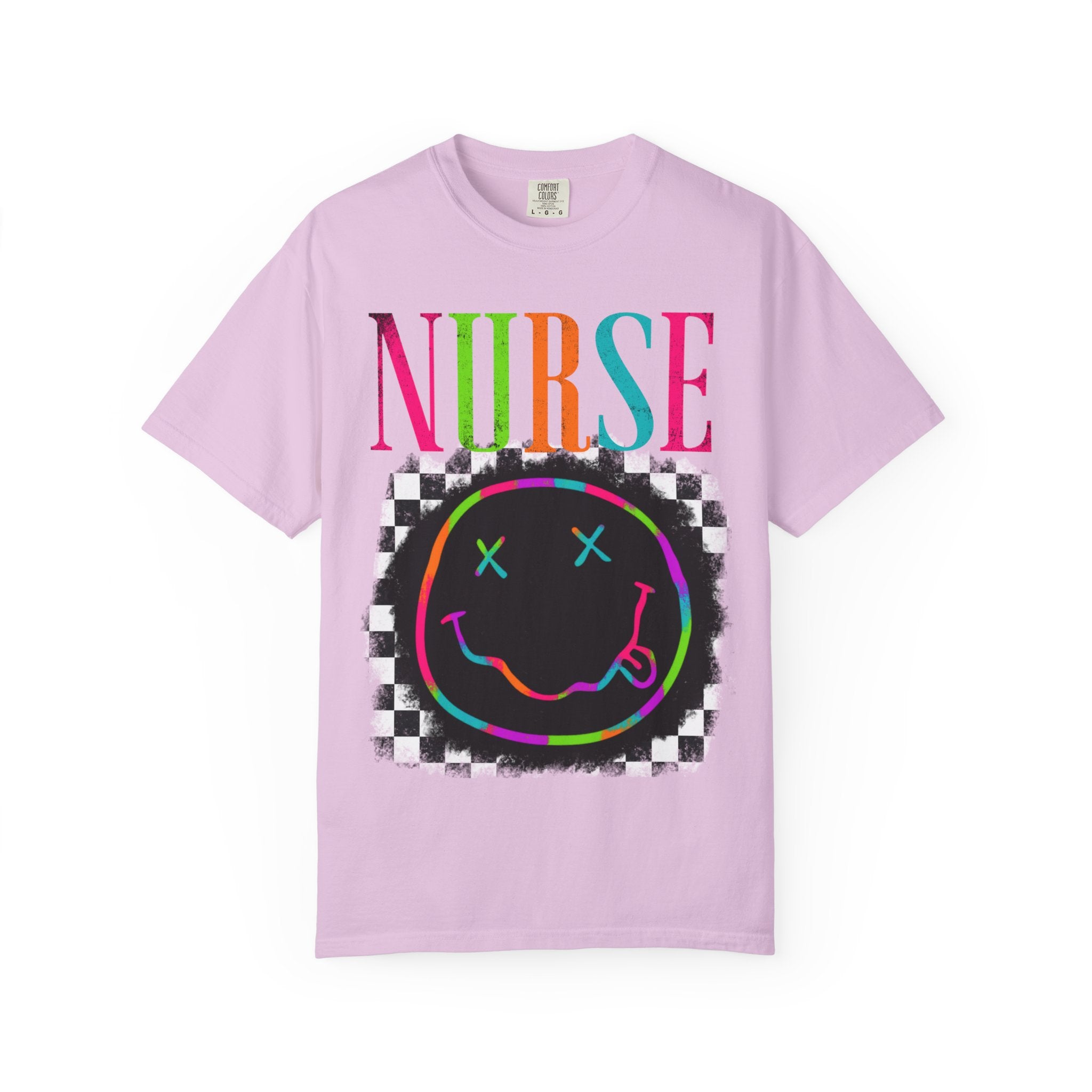 Nurse Neon Smiley T-Shirt