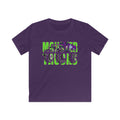Kids Tee — 'Monster Trucks' Neon Graphic Shirt for Boys