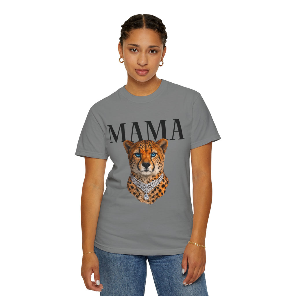Mama Cheetah Graphic Tee — Wild Mom Statement T-Shirt