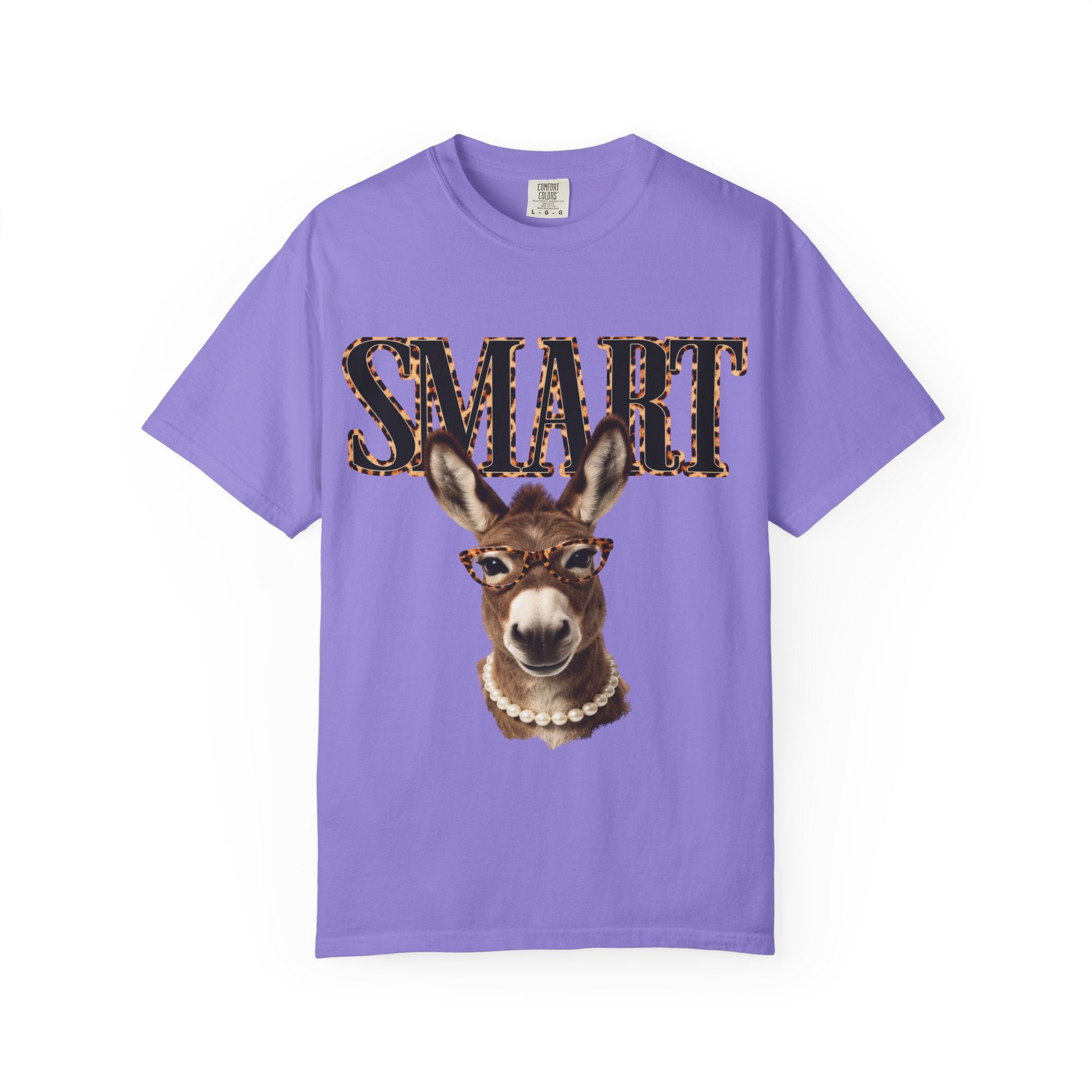 Smart Donkey Graphic T-Shirt — Funny Vintage Animal Tee