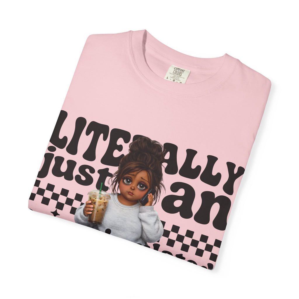"Literally Justan Overstimulated Mama" Cute Baby Graphic Tee