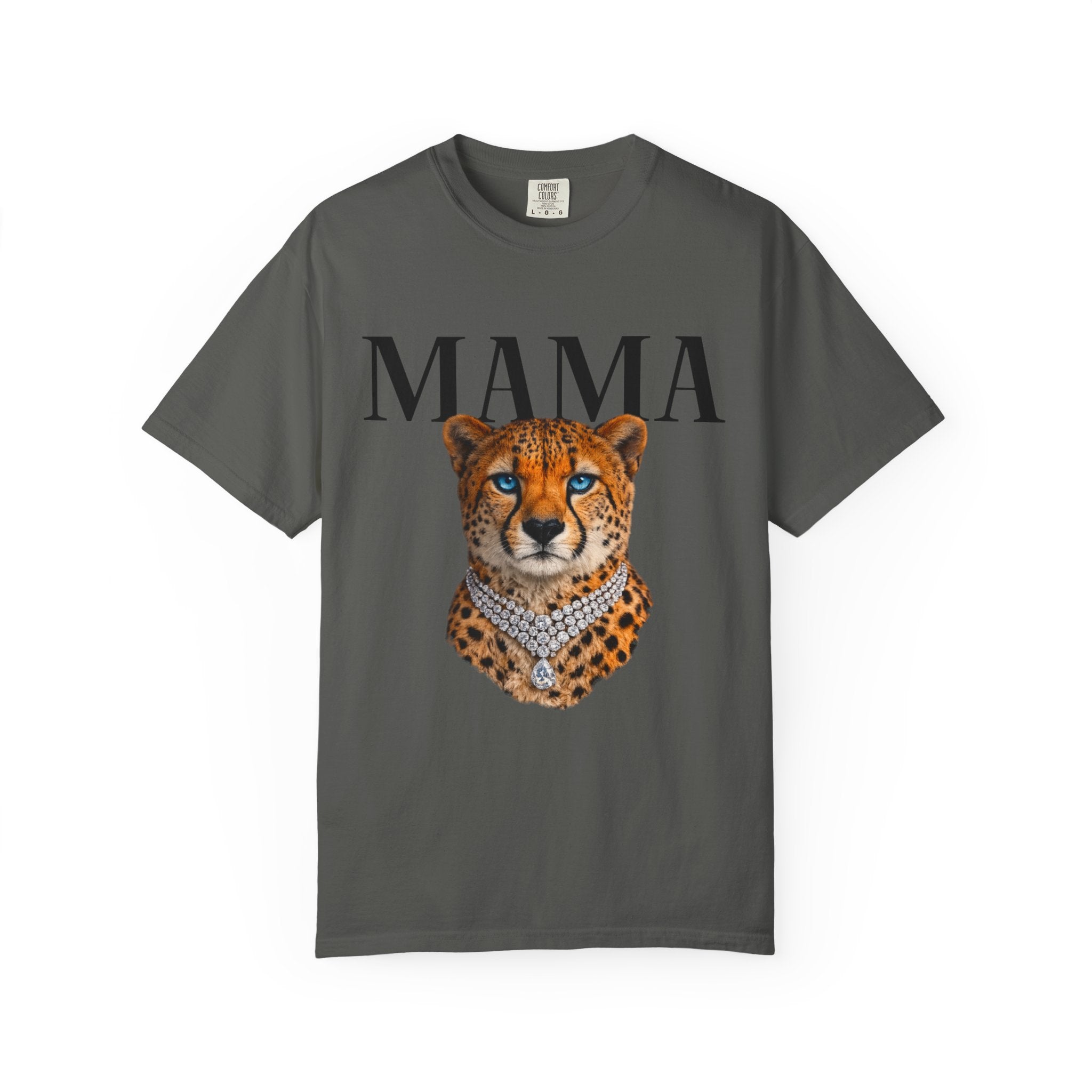 Mama Cheetah Graphic Tee — Wild Mom Statement T-Shirt