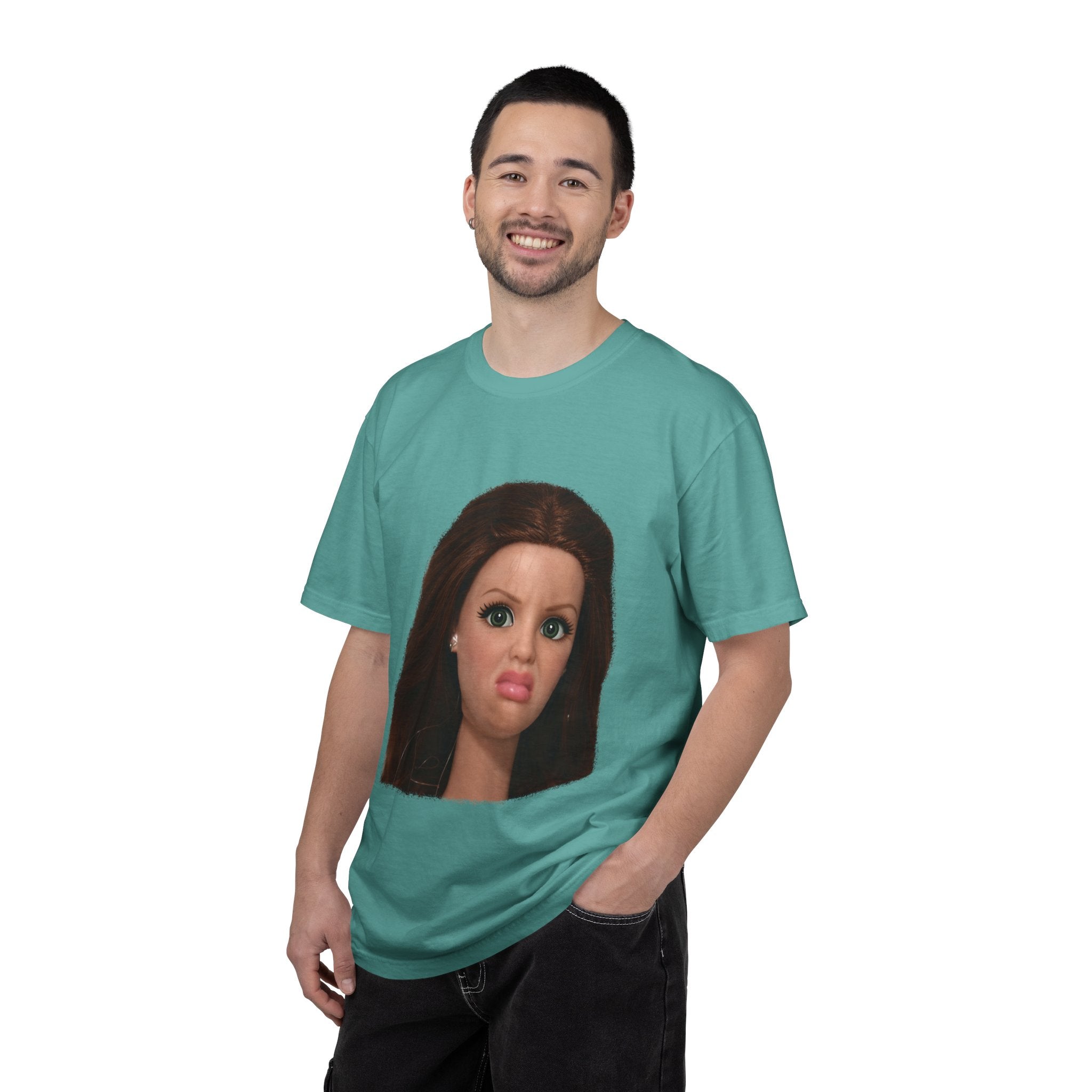 T-Shirt — Cheeky Doll Face Graphic Tee