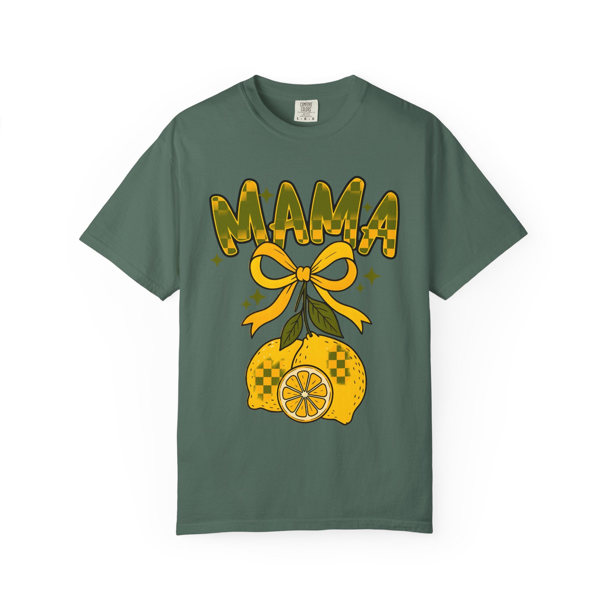 Mama Lemon Graphic T-Shirt – Retro Citrus Mom Shirt