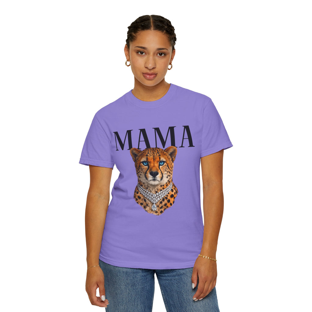 Mama Cheetah Graphic Tee — Wild Mom Statement T-Shirt