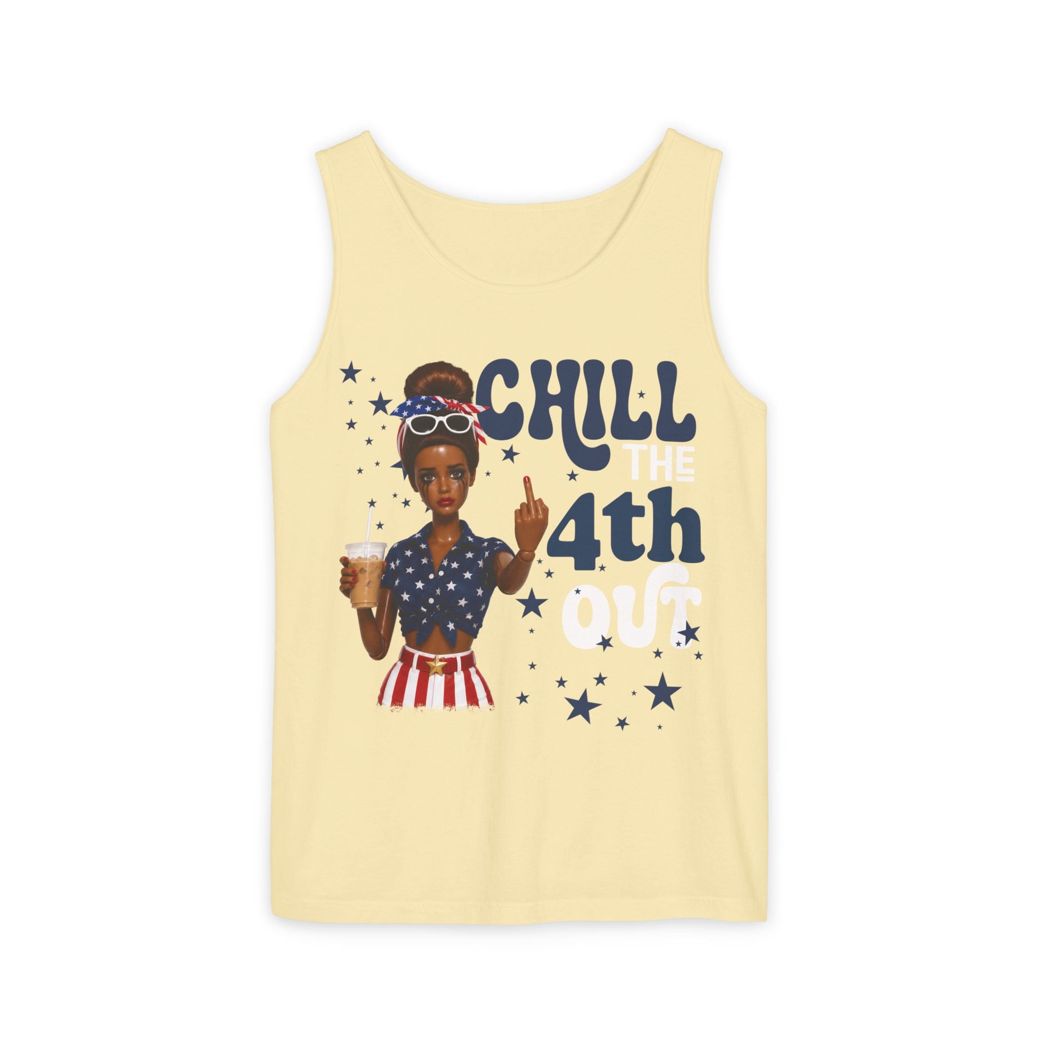 Chill 4th Tank Top — Patriotic Fourth of July Graphic Tank
