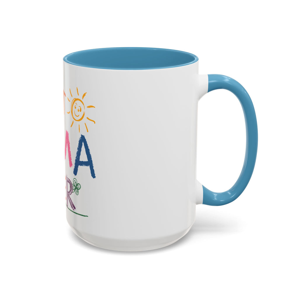 Best Mama Ever Accent Coffee Mug — Colorful Handwritten Mother’s Day Gift (11/15oz)